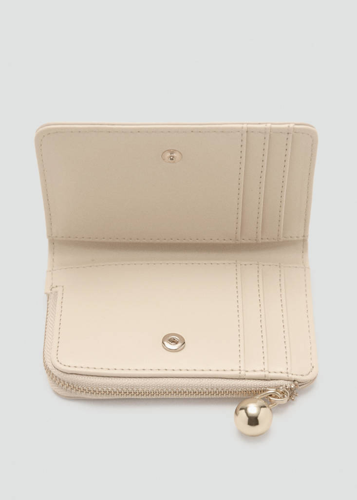 Mini-bead small purse — Pastel Yellow