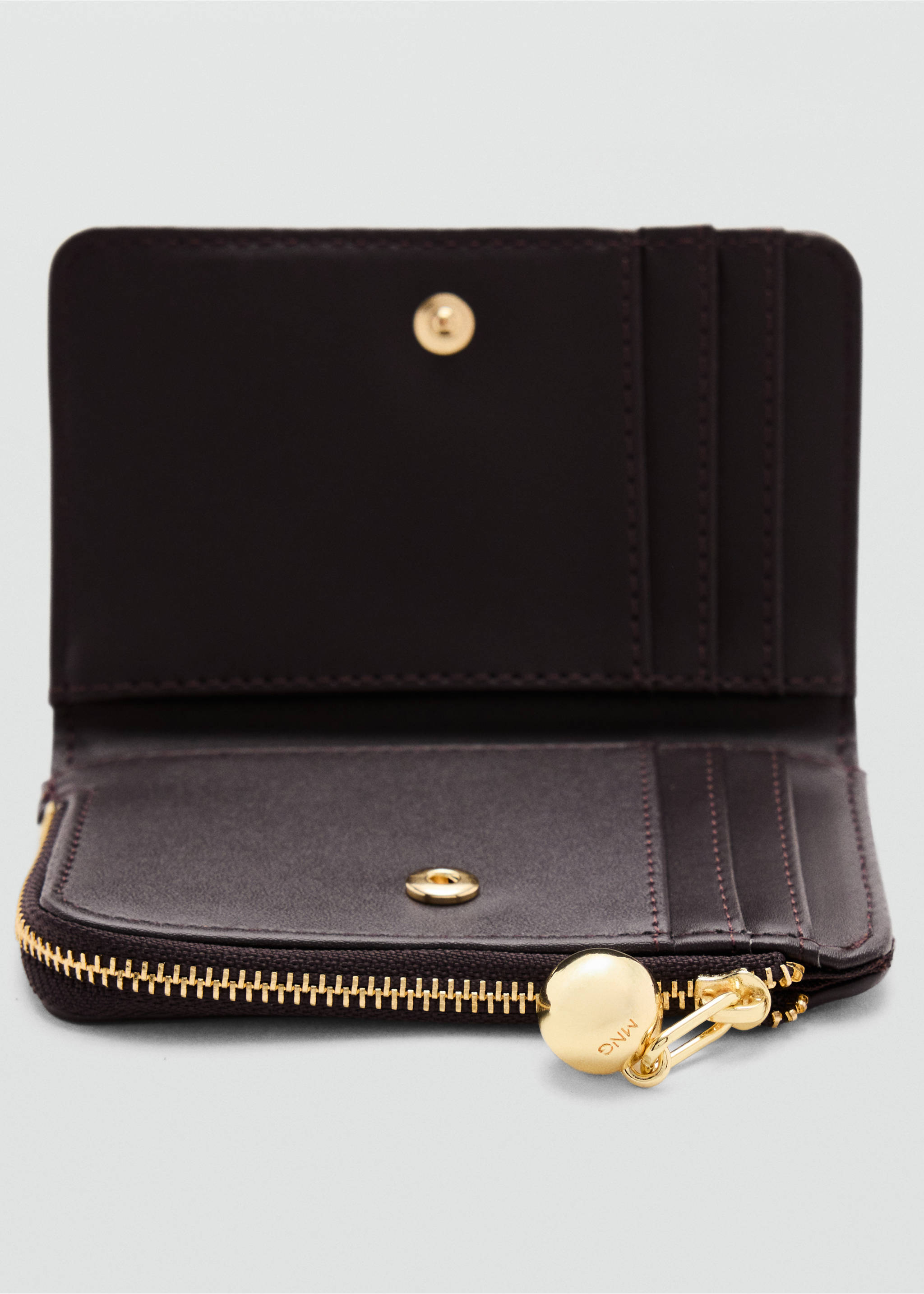 Billetera petita mini abalori - Detall de l'article 1, Xocolata. Ref: 37081441-00.