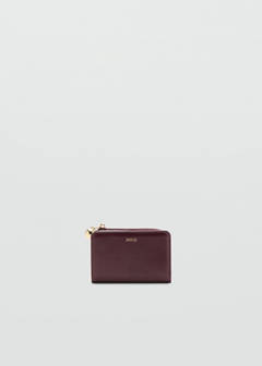 Mini-bead small purse — Burgundy 1
