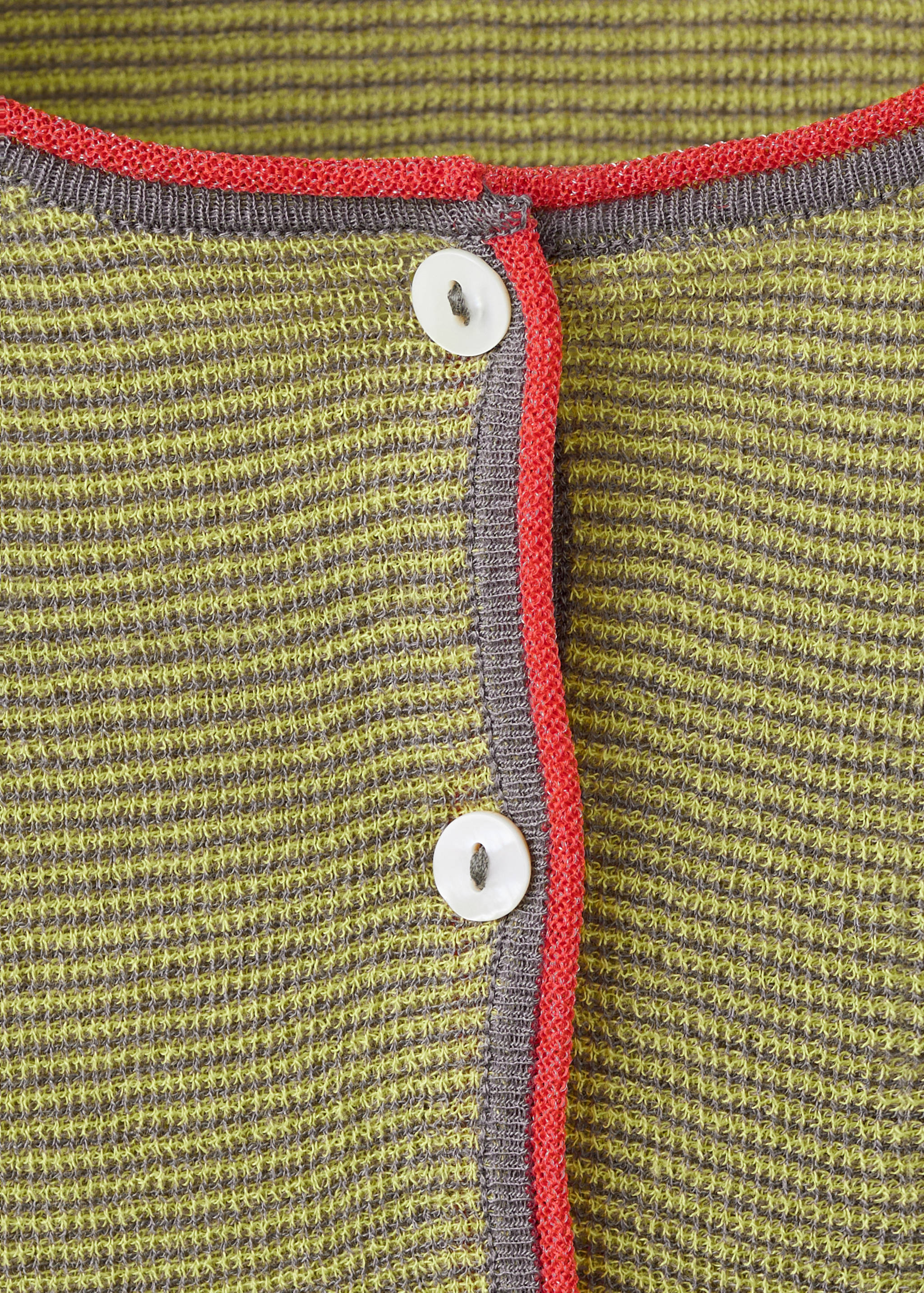Cardigan en maille fine à rayures - Détail de l'article 8