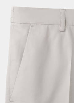 Slim fit cotton lyocell bermuda shorts — Ice Grey 9