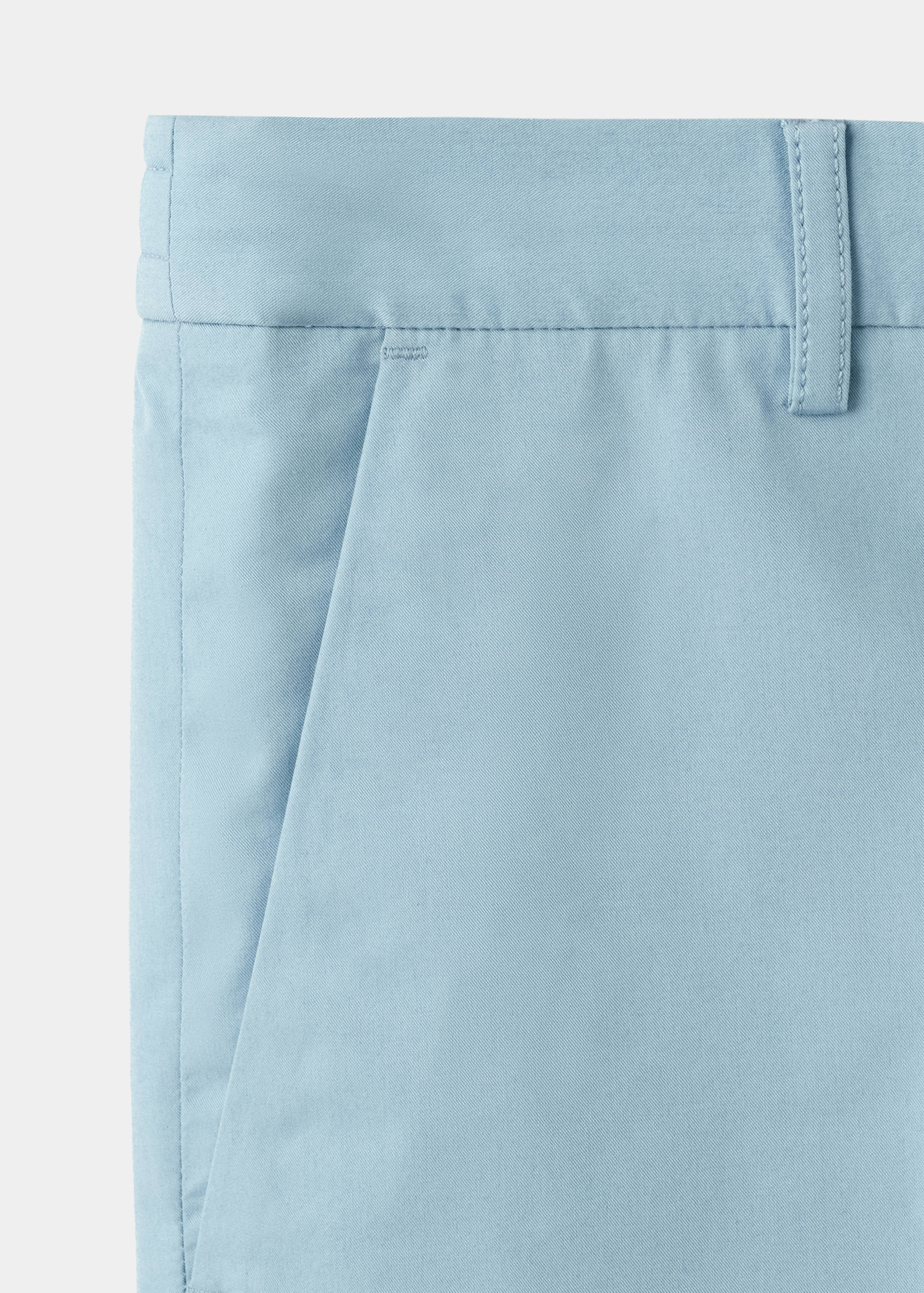 Bermuda slim-fit coton lyocell - Détail de l'article 0