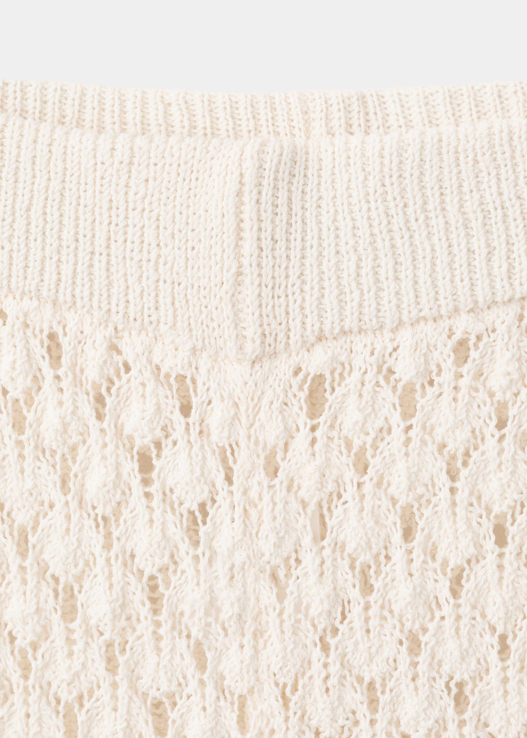 Openwork knitted trousers - Details of the article 0