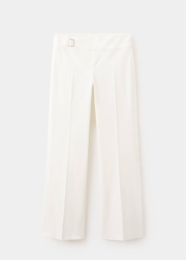 Belt straight-fit trousers - thumbnail 4