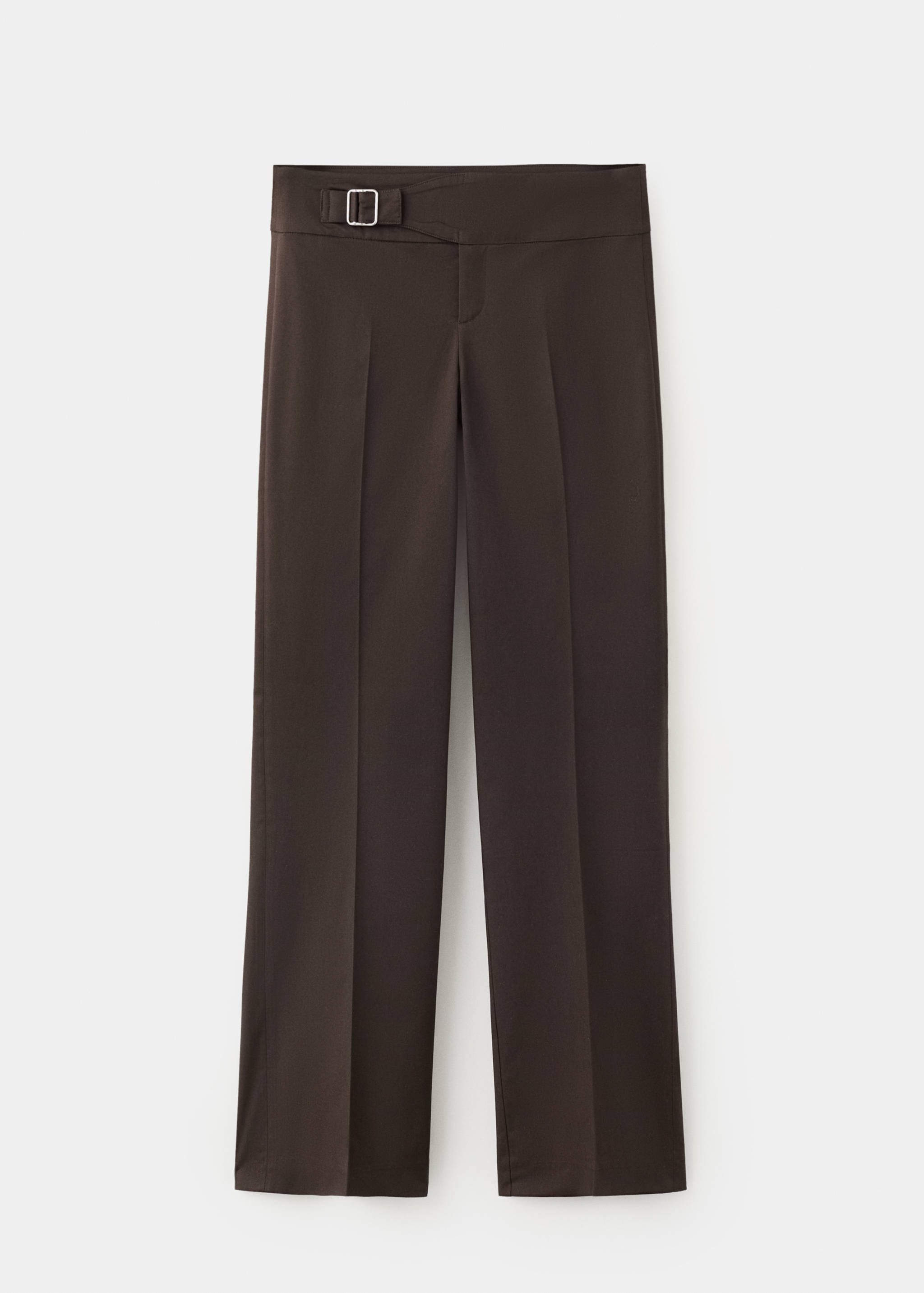 Belt straight-fit trousers - Article without model