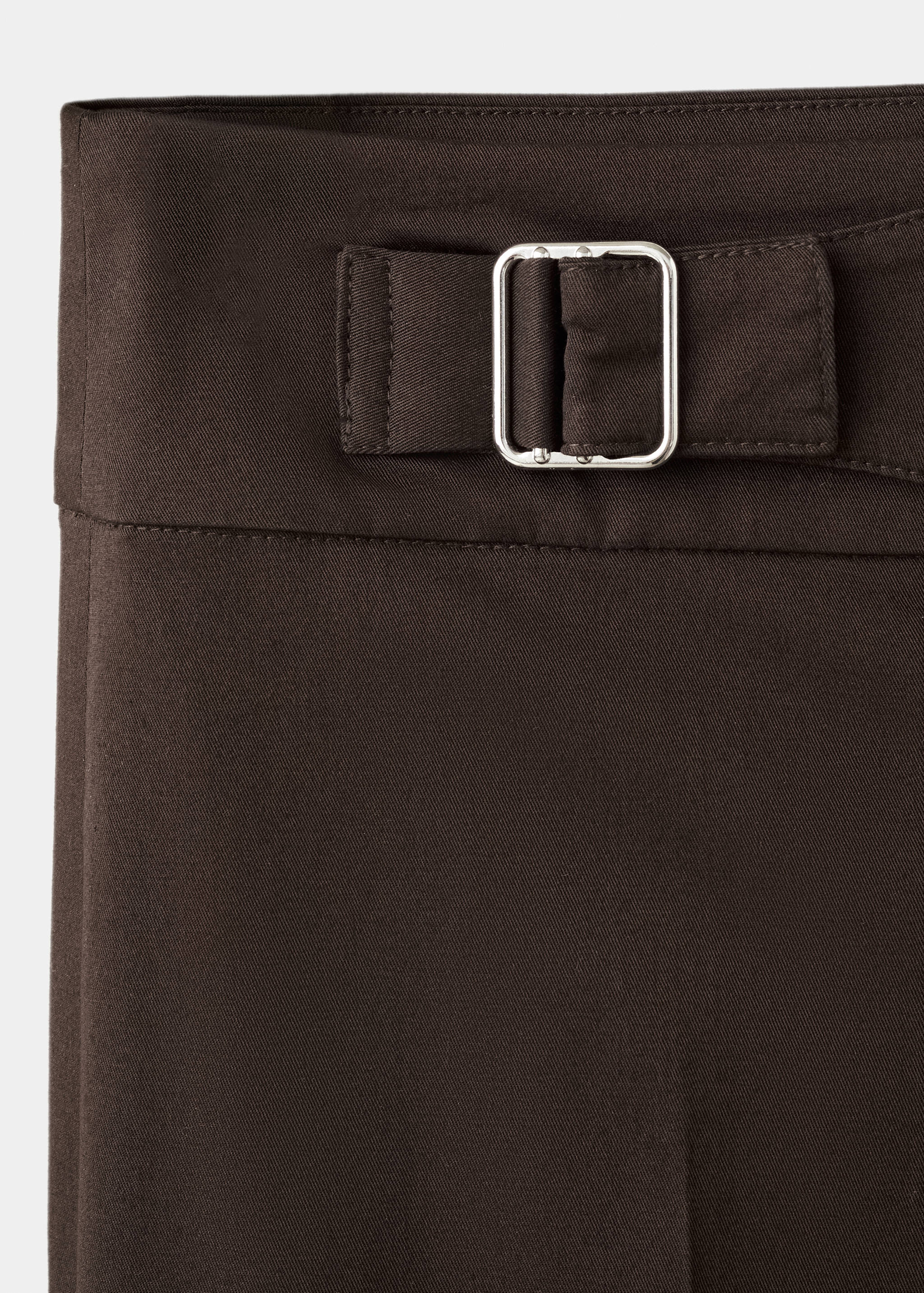Belt straight-fit trousers - Details of the article 0