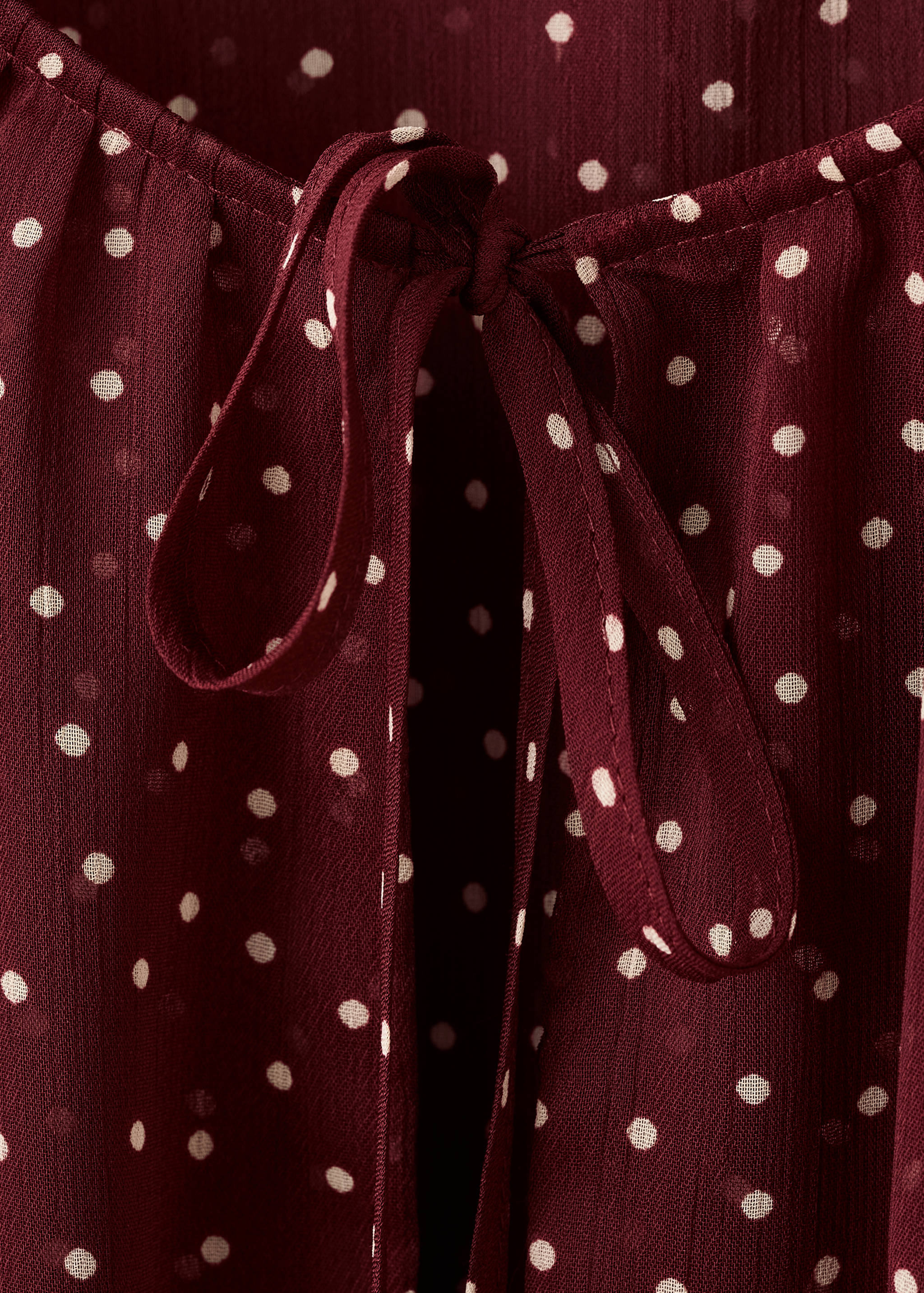 Bow polka-dot blouse - Details of the article 8
