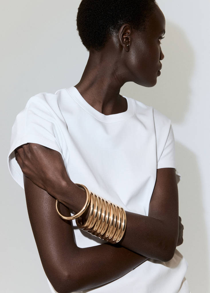 Short-sleeved cotton t-shirt — White