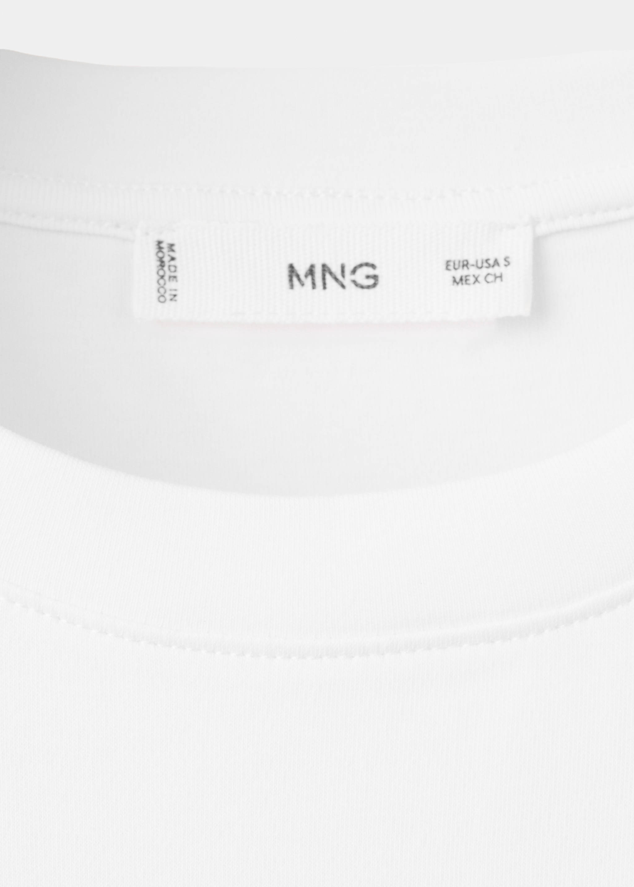 Short-sleeved cotton t-shirt - Details of the article 8