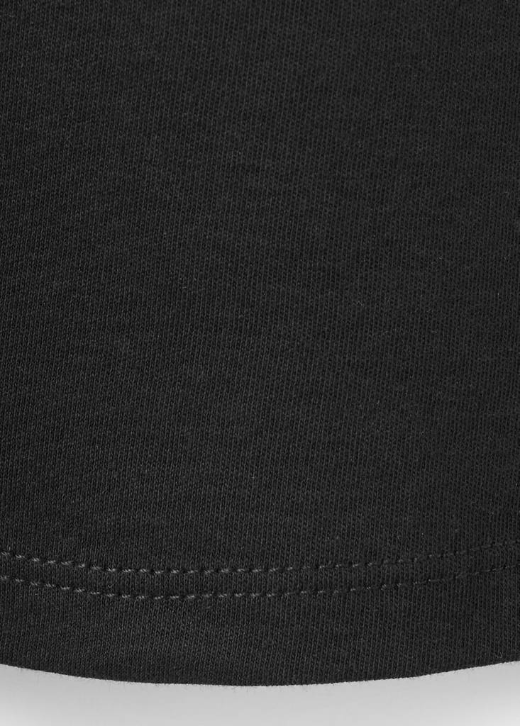 Short-sleeved cotton t-shirt — Black