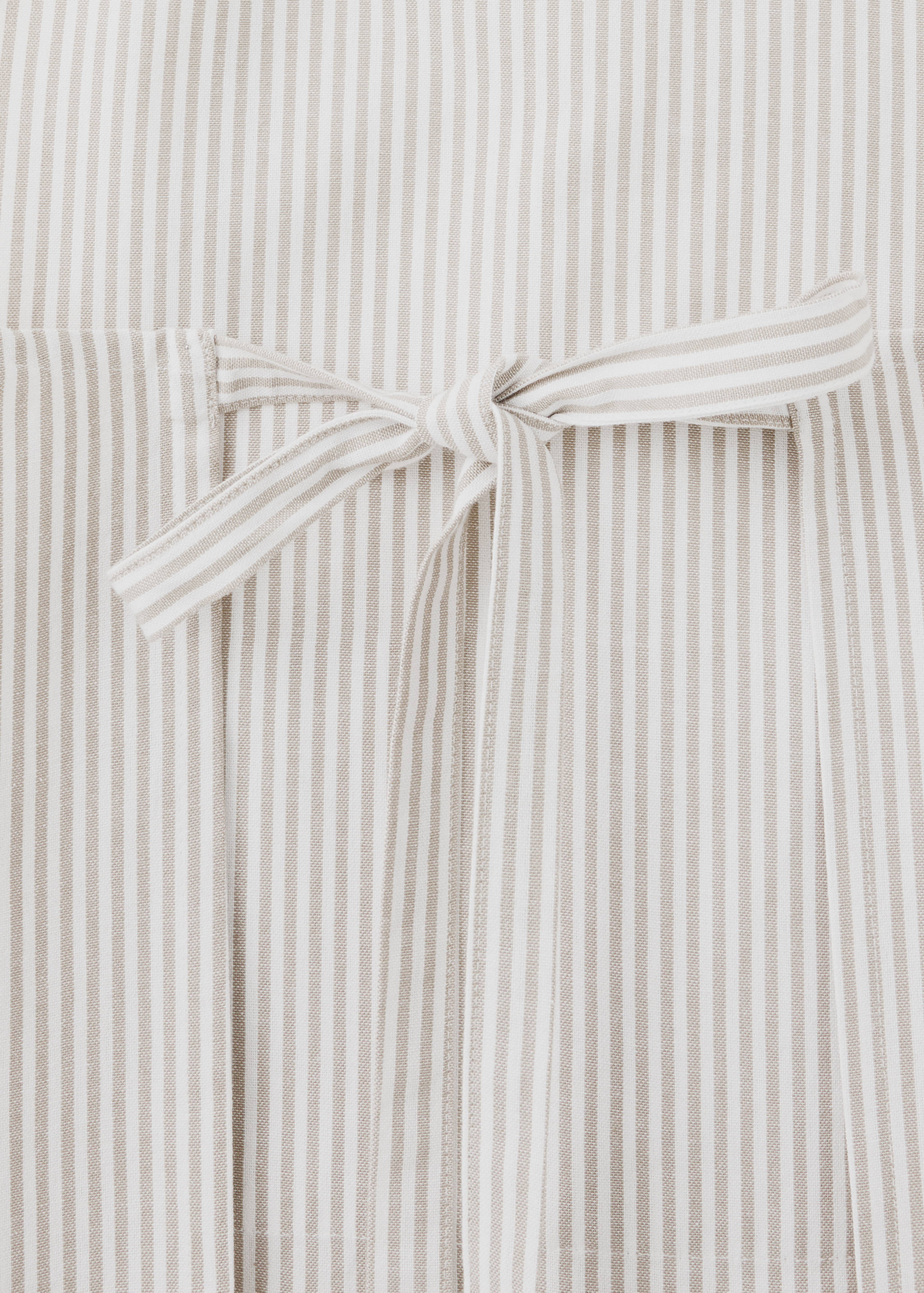 Cotton striped apron - Details of the article 2