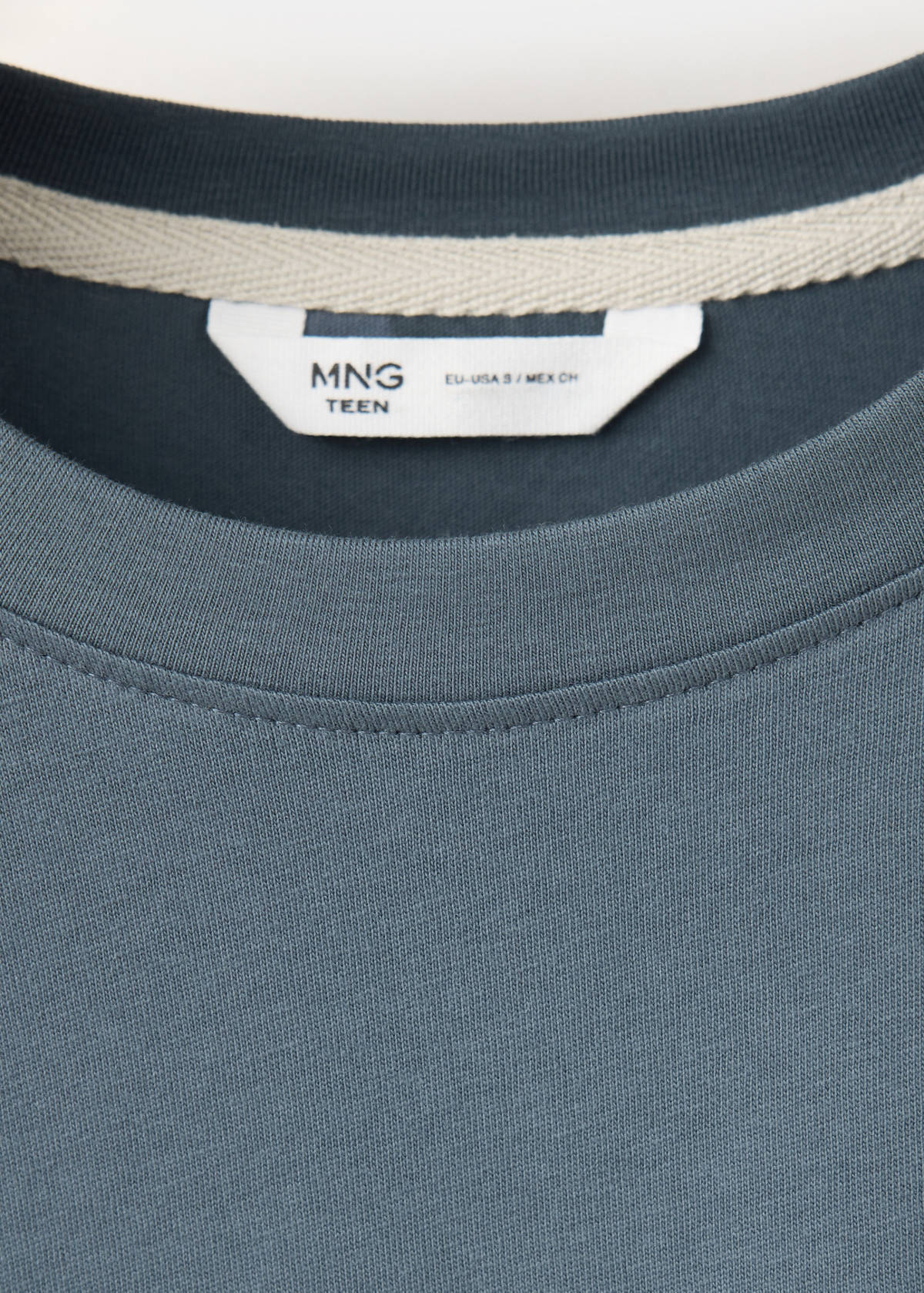 Short-sleeved printed t-shirt — Navy
