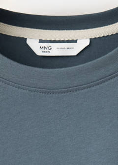 Short-sleeved printed t-shirt — Navy 7