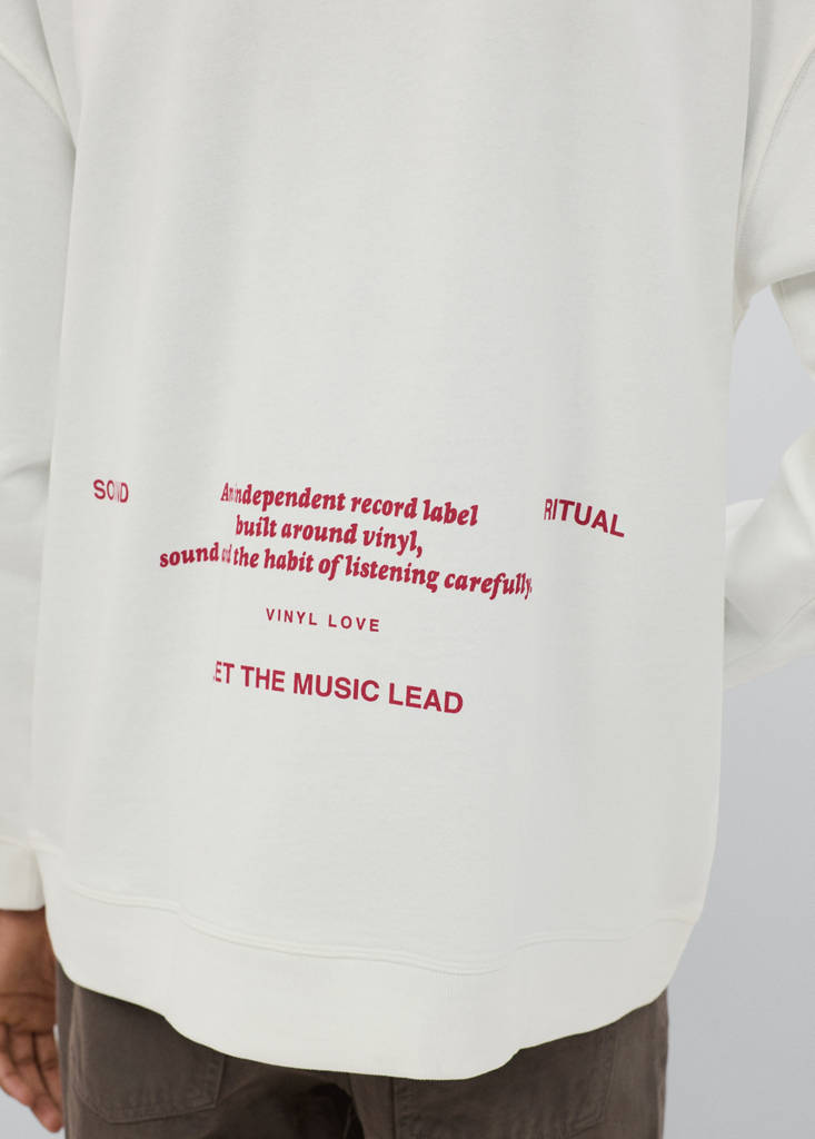Embroidered detail cotton sweatshirt - thumbnail 6