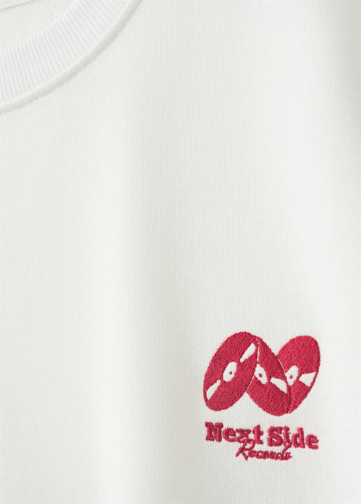 Embroidered detail cotton sweatshirt - thumbnail 7