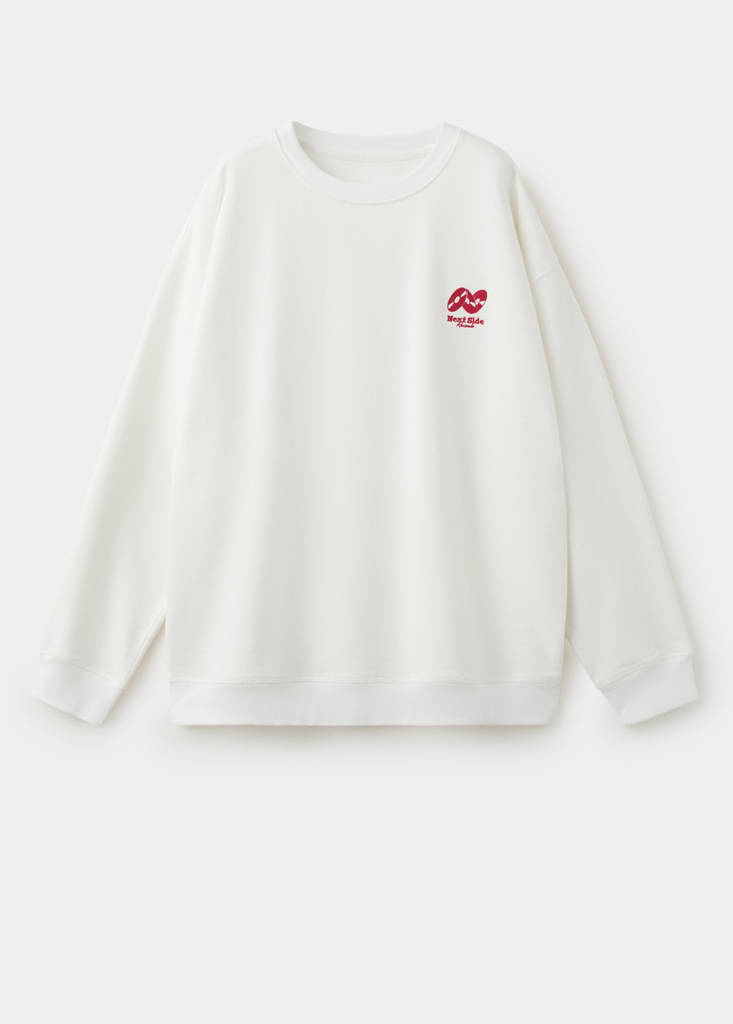 Embroidered detail cotton sweatshirt - thumbnail 4