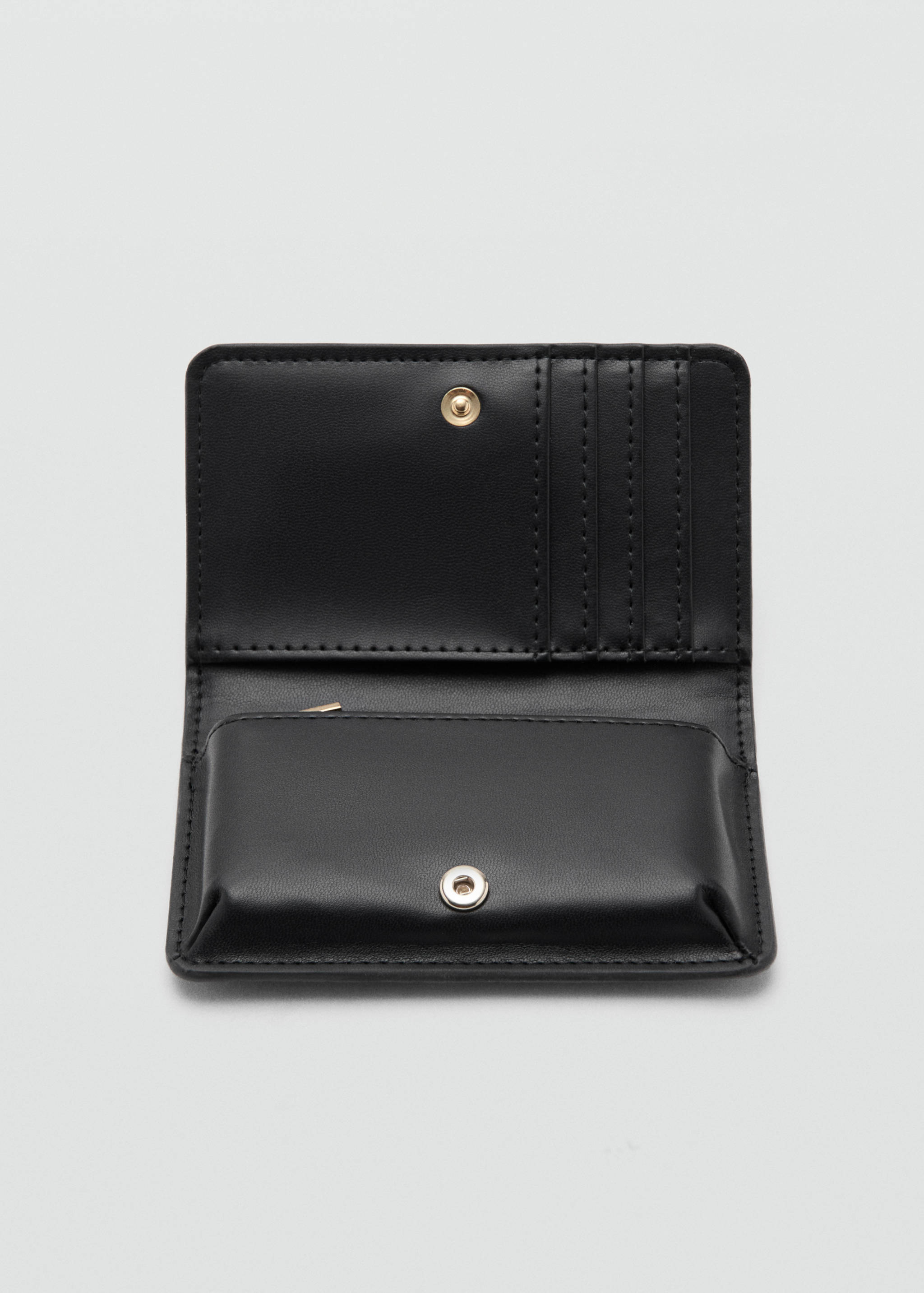 Small shiny croc-effect wallet - Details of the article 1