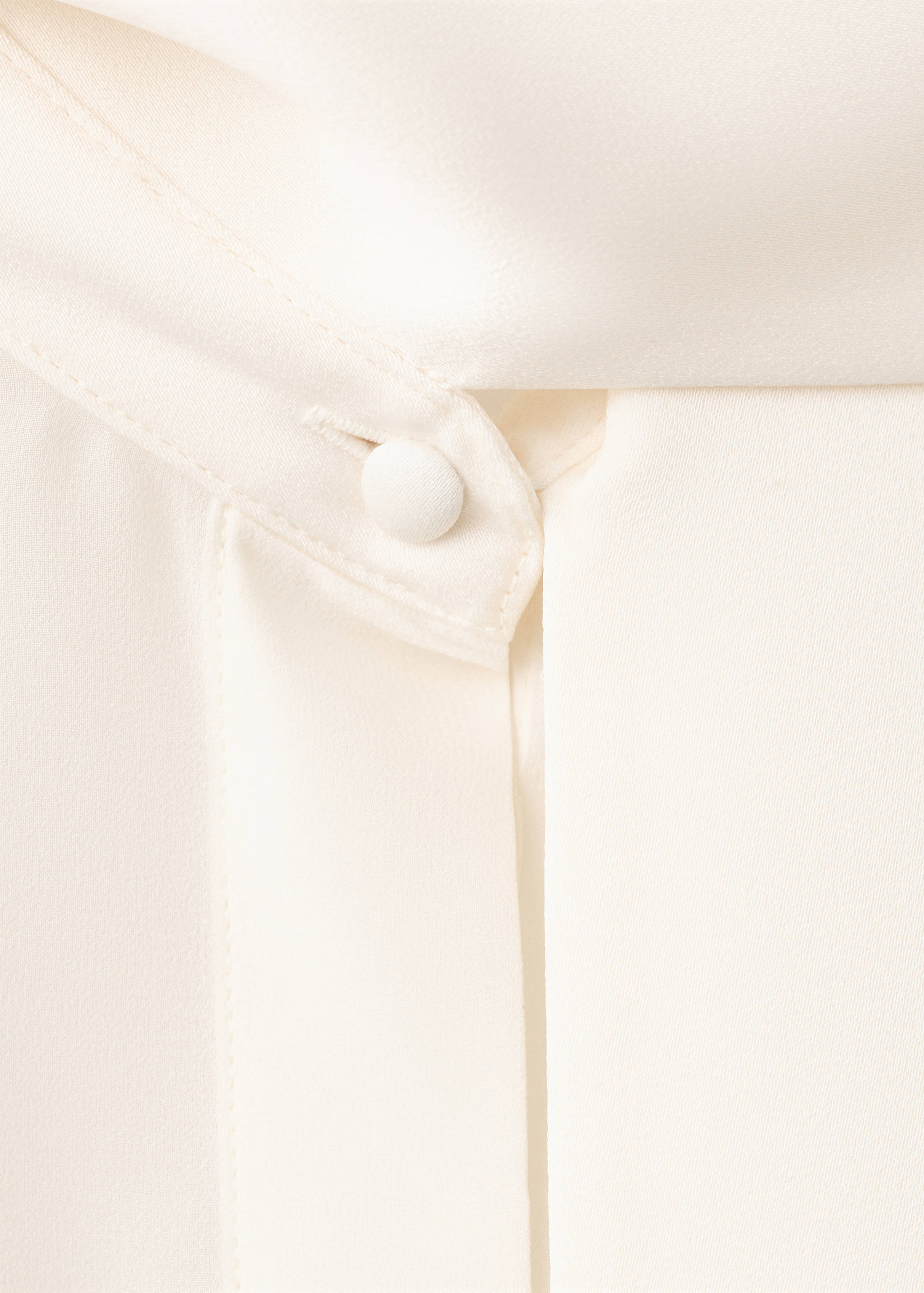 Camisa de seda com estampado de lenço e franjas - Pormenor do artigo 8