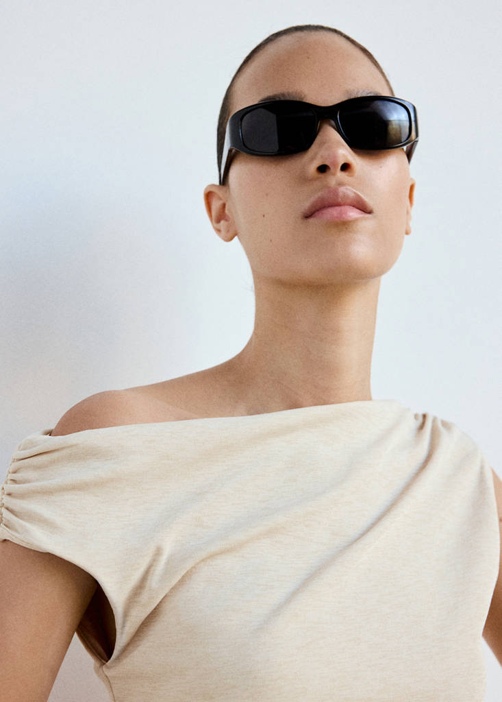 Asymmetrical Pleated Dress