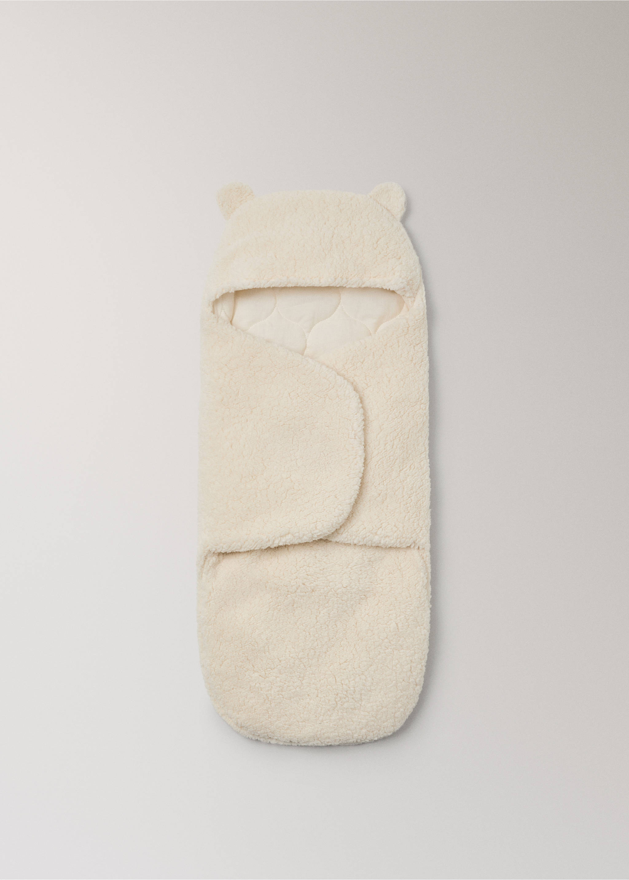 Sac pour poussette ours - Article sans modèle, Blanc cassé. Ref: 37081485-00.