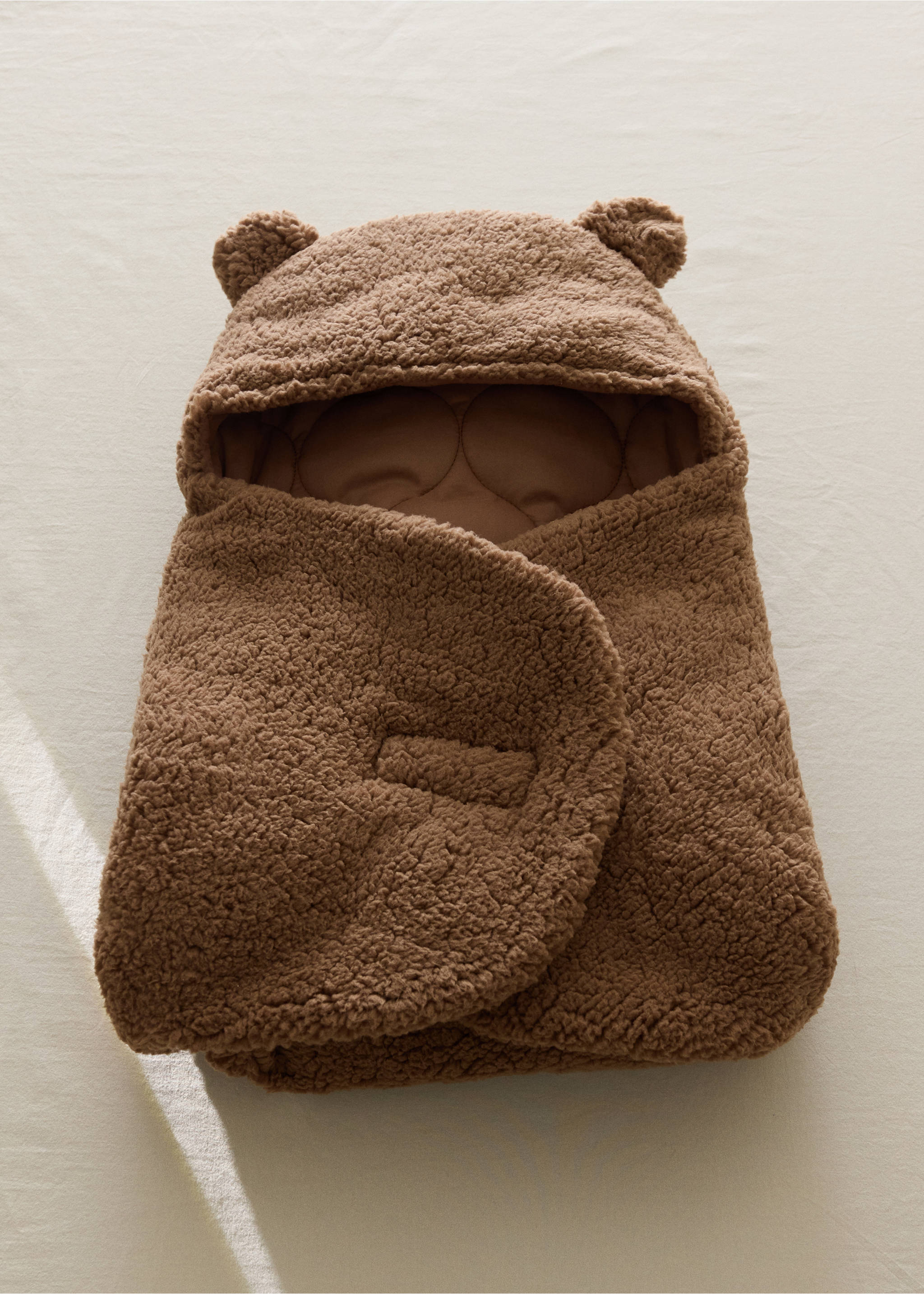 Sac pour poussette ours - Plan général, Marron. Ref: 37081485-00.