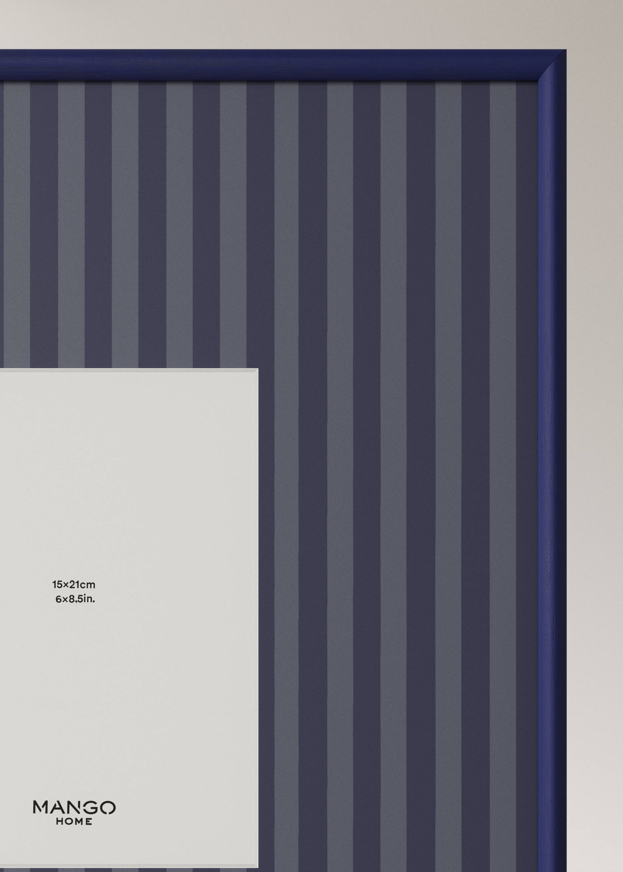 Large striped wooden frame - Details of the article 1