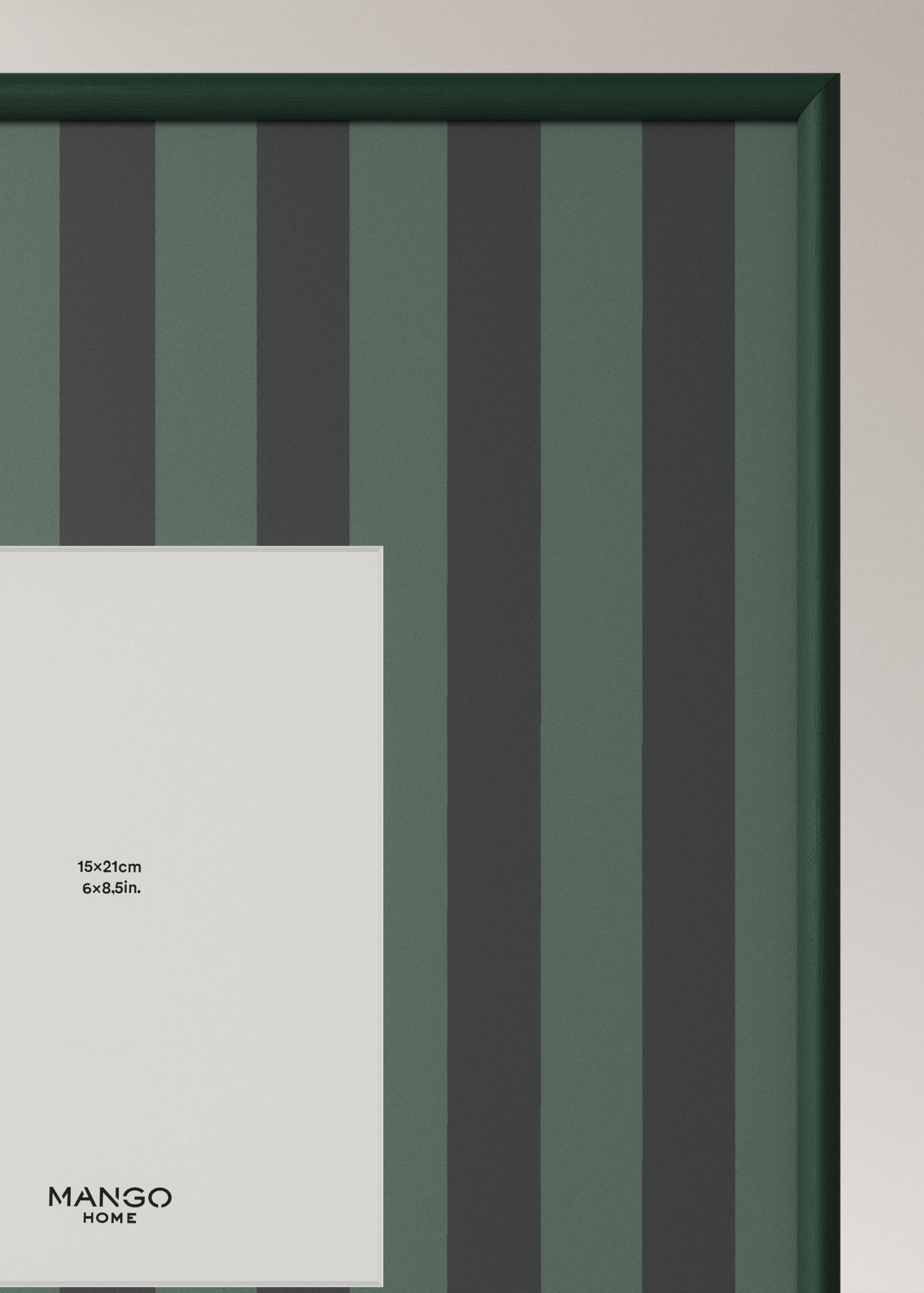 Large striped wooden frame - Details of the article 1