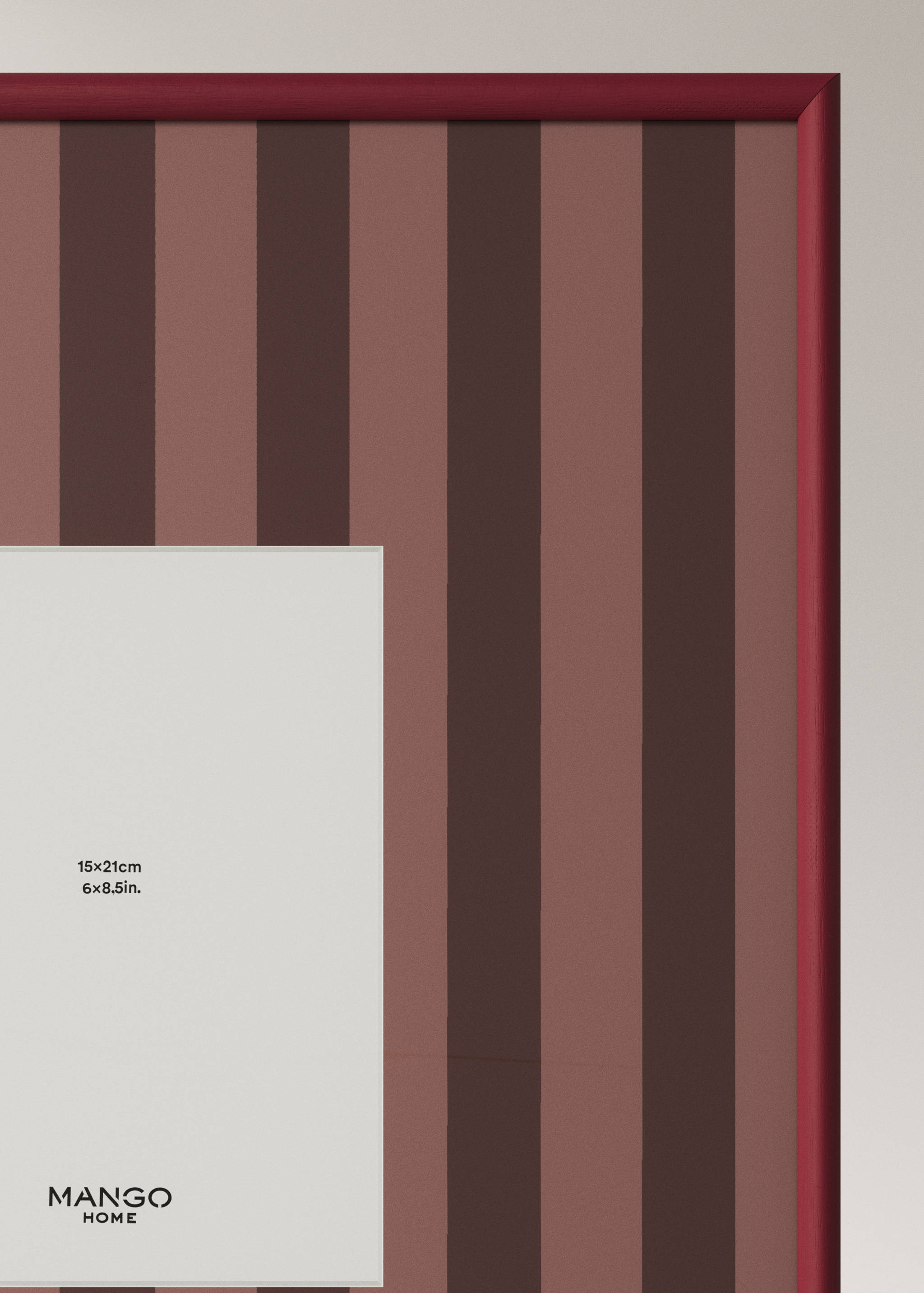 Large striped wooden frame - Details of the article 1