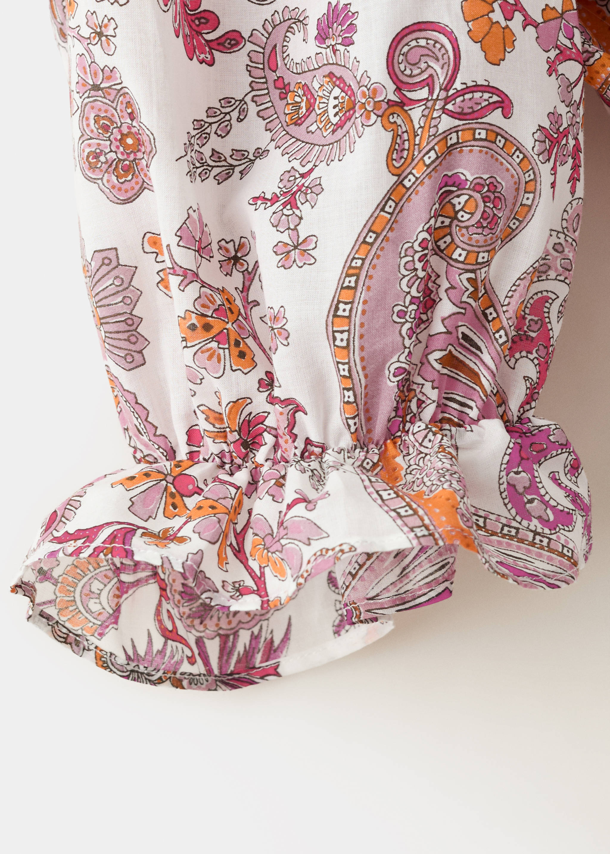 Paisley-Bluse mit Rüschen - Detail des Artikels 8