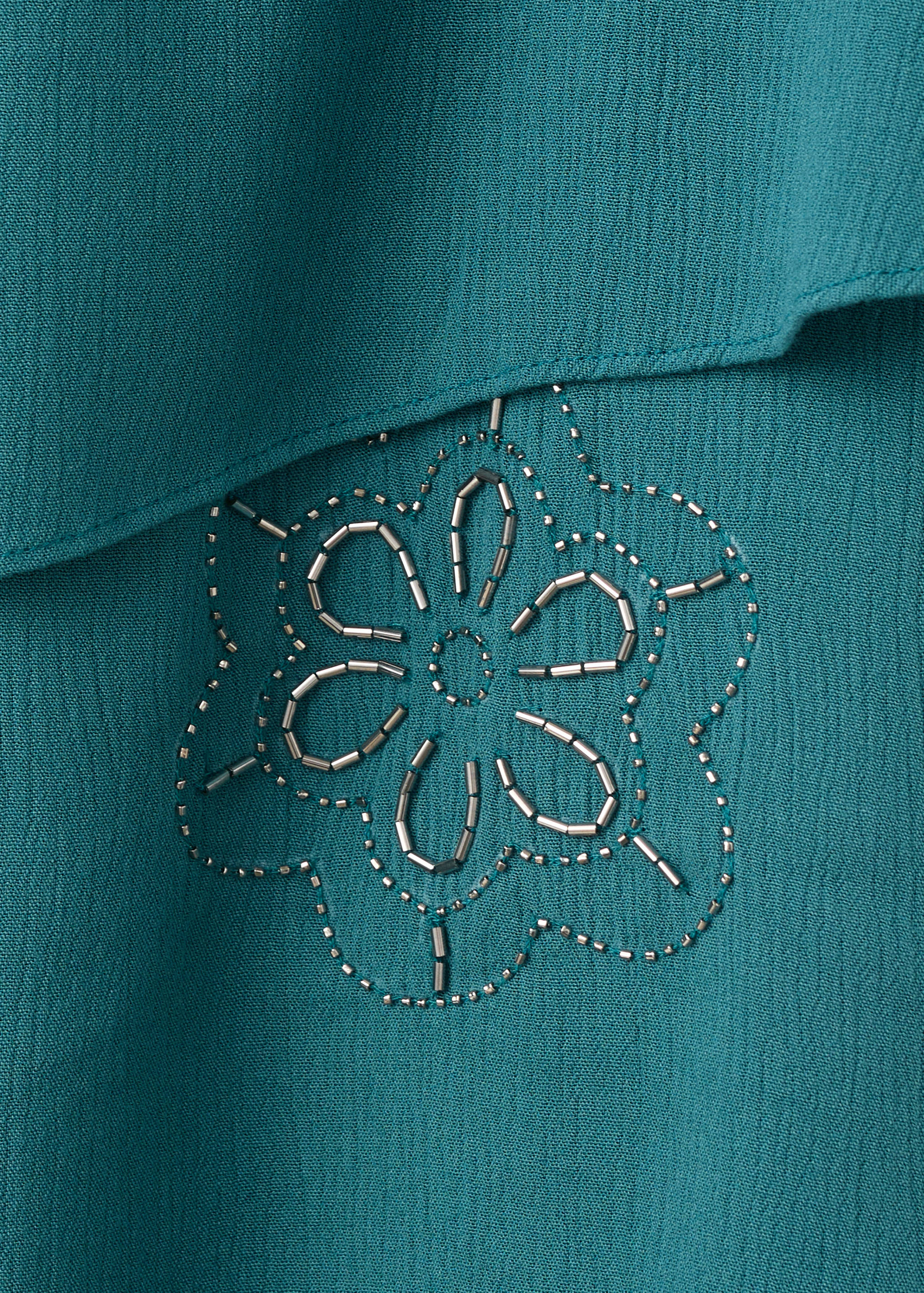 Robe à volants ornée de perles - Détail de l'article 0