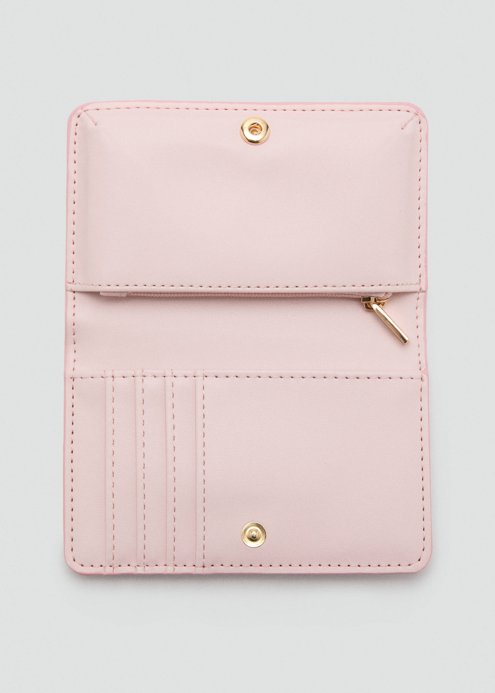 Medium wallet with croc effect - Details of the article 1