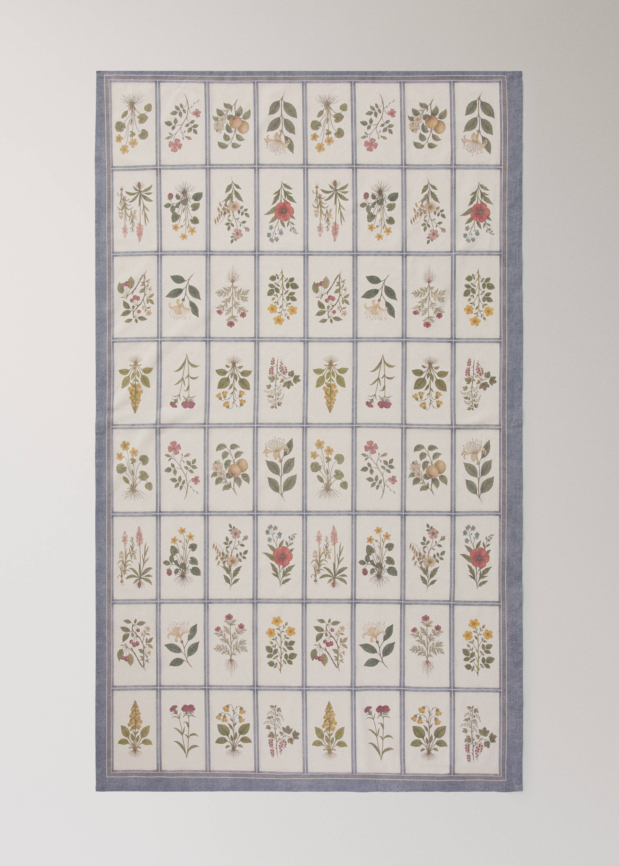 Mantel algodón estampado herbolario 6 a 8 comensales - Detalle del artículo 3