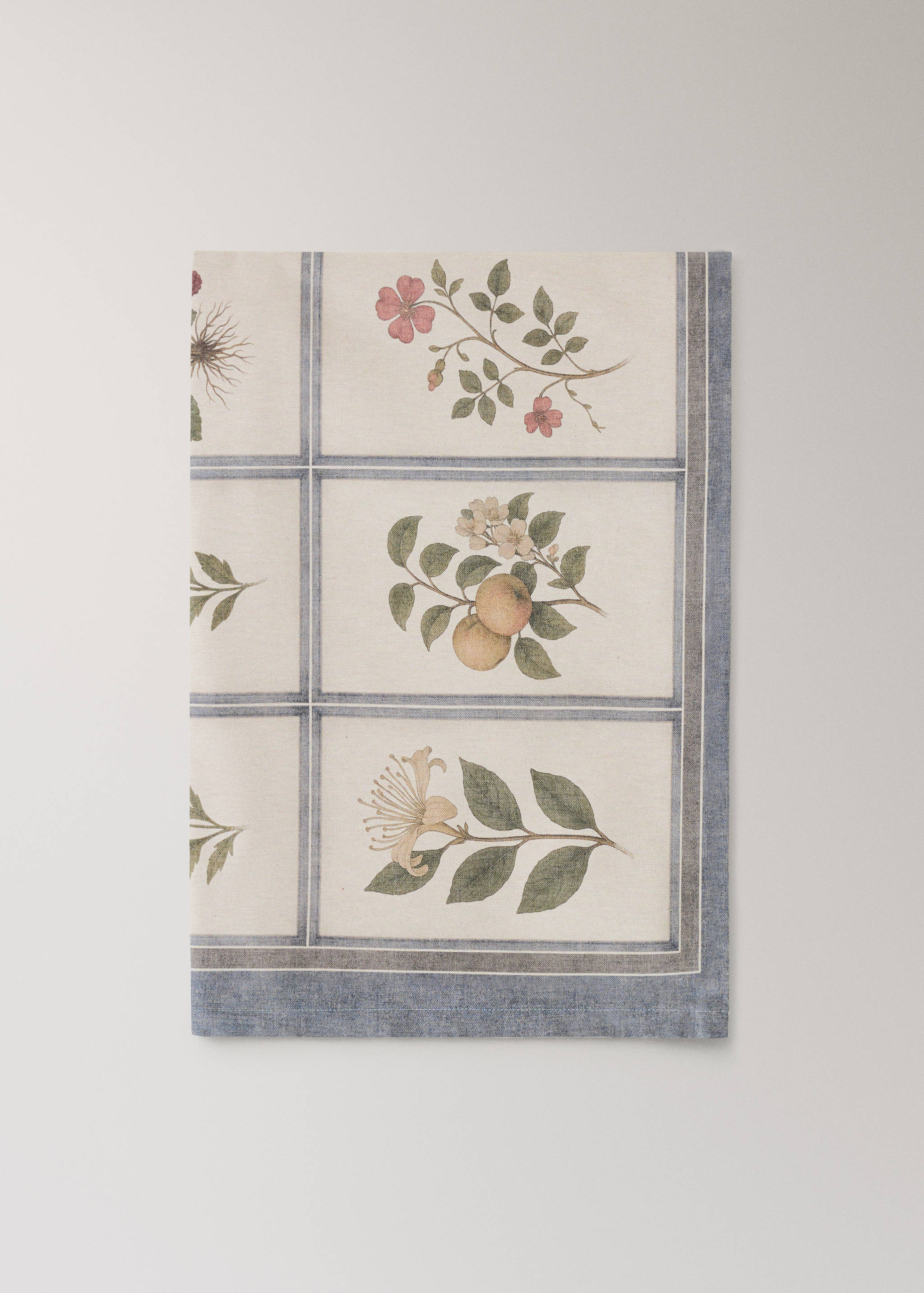 Mantel algodón estampado herbolario 6 a 8 comensales - Artículo sin modelo