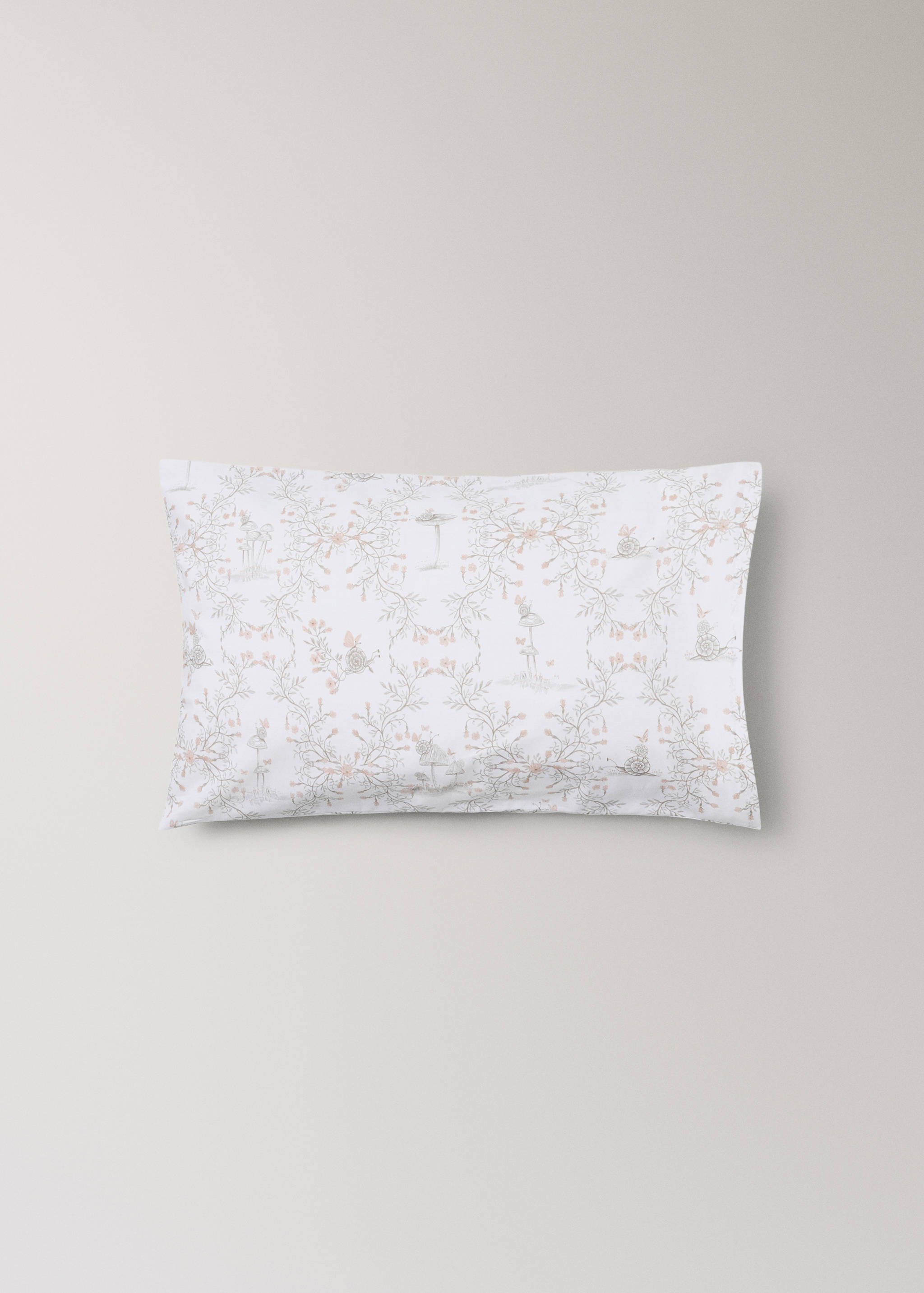 Cotton percale cot pillowcase - Article without model