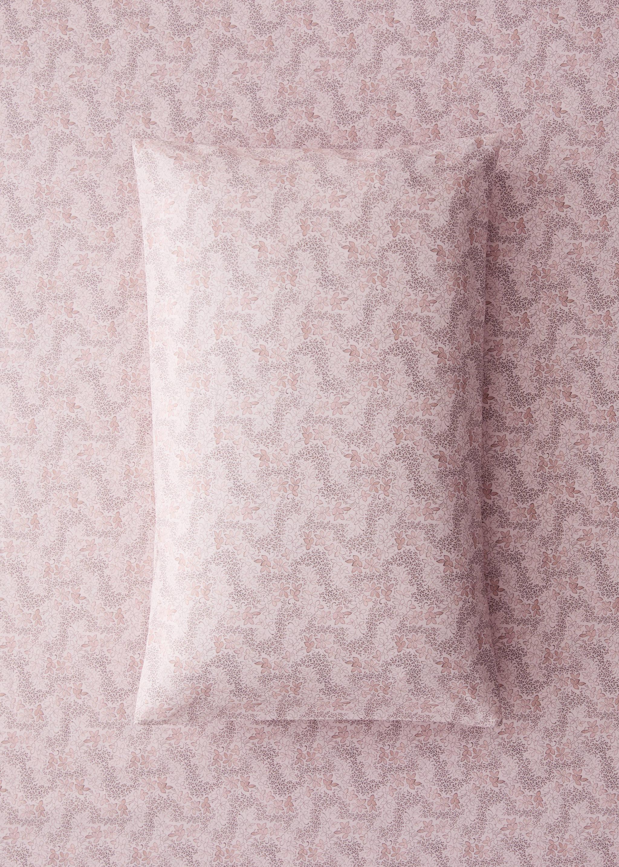 Floral printed children’s pillowcase 35x50 cm - General plane