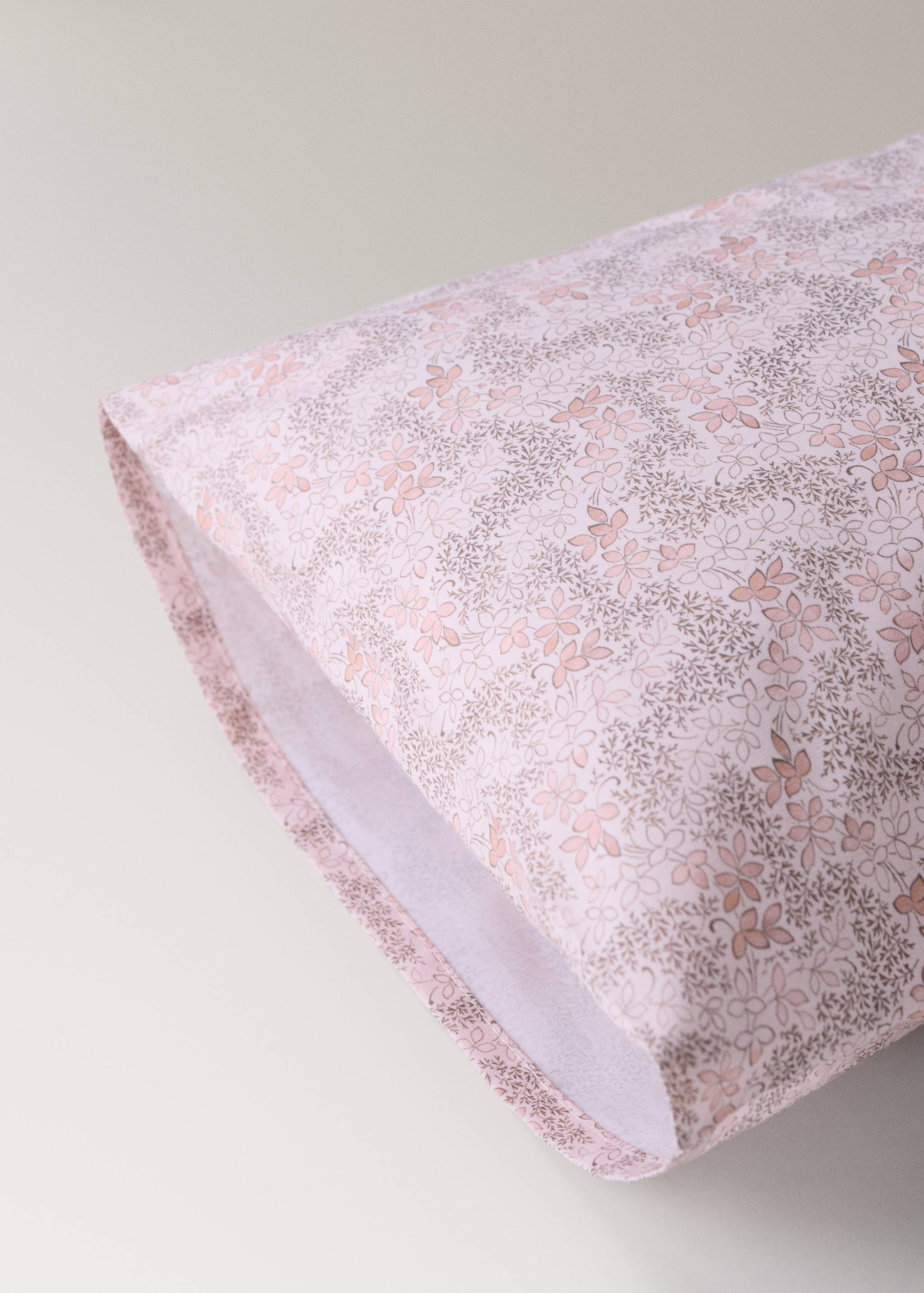 Floral printed children’s pillowcase 35x50 cm - Details of the article 1