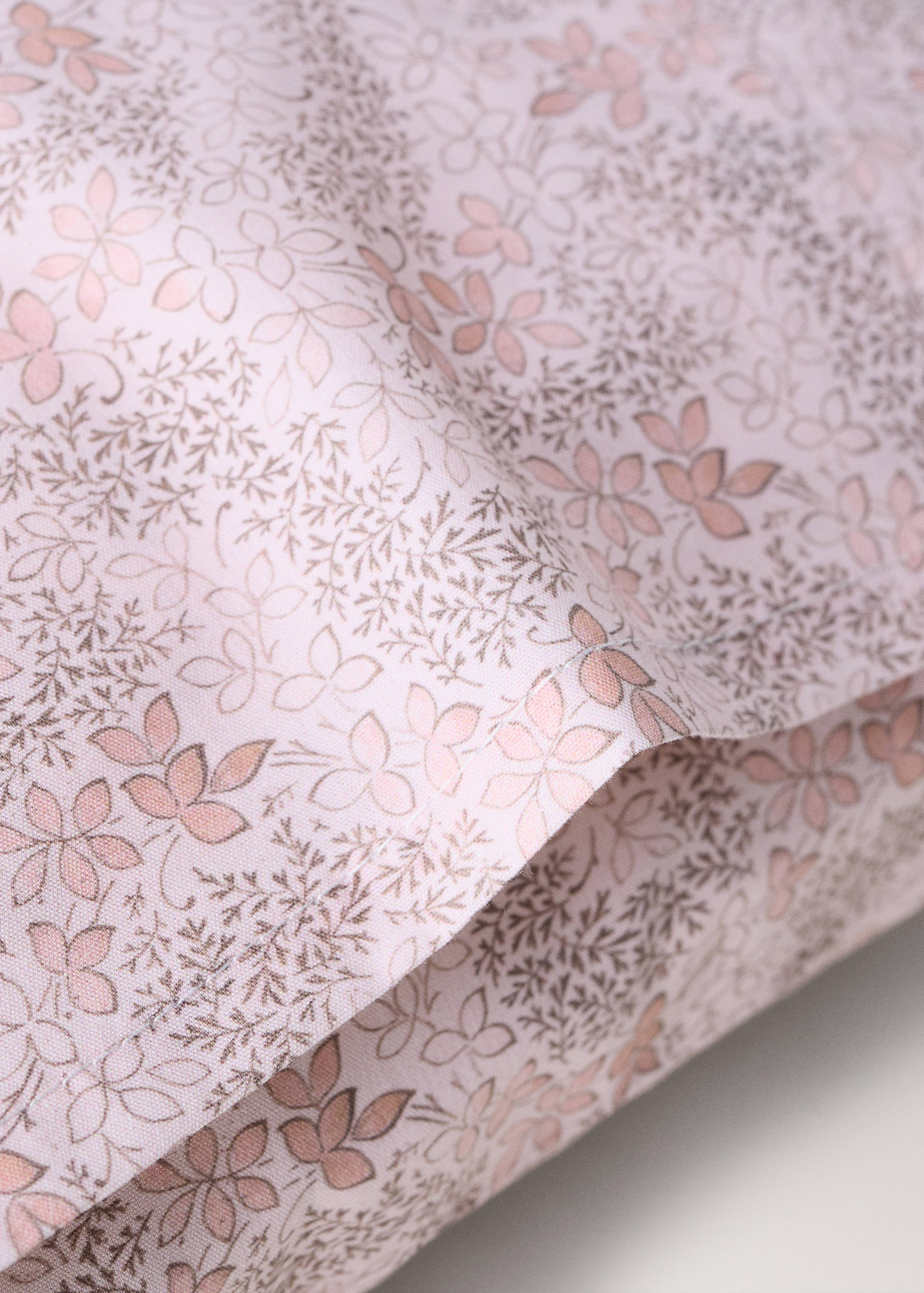 Floral printed children’s pillowcase 35x50 cm - Details of the article 2