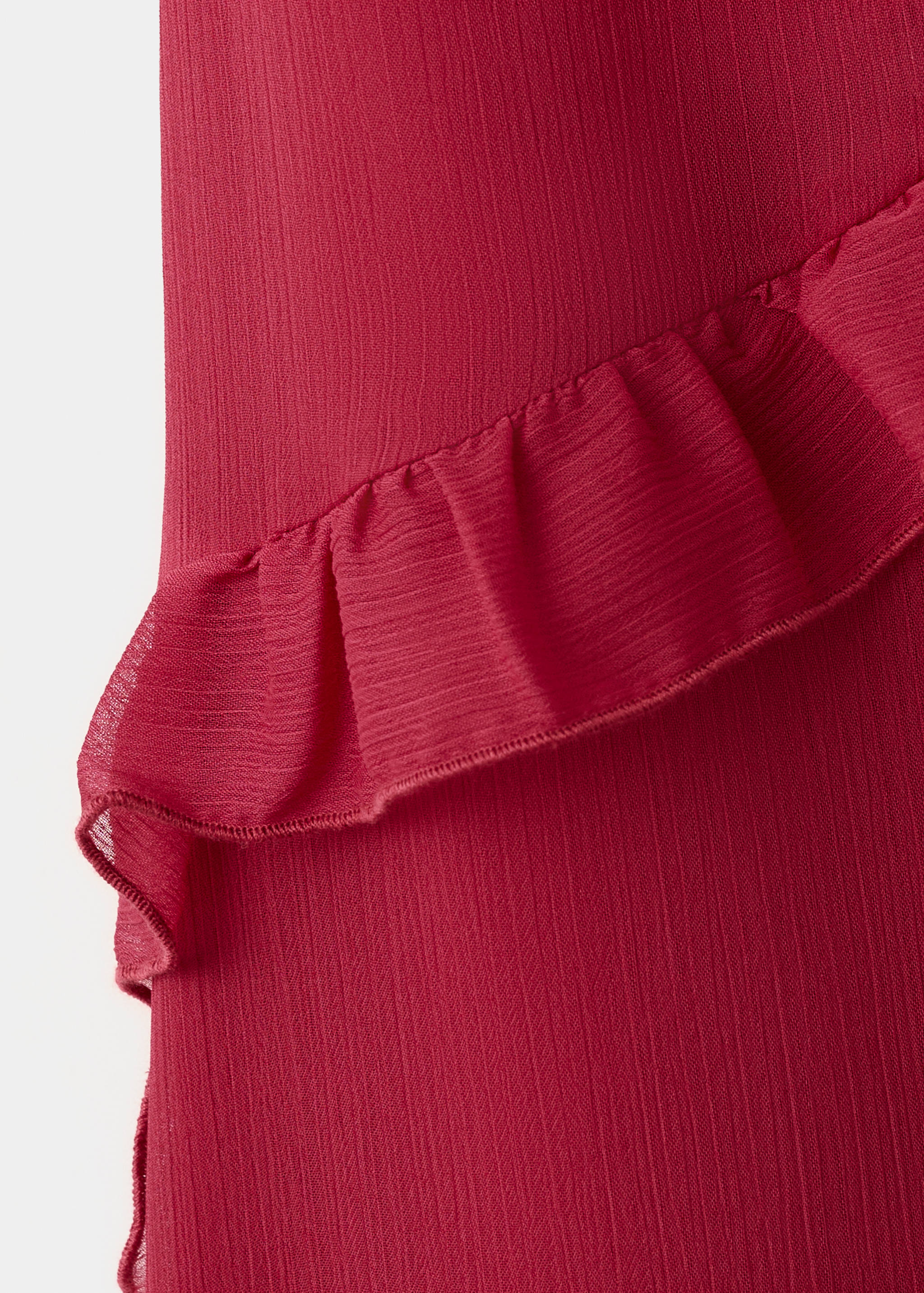 Halter dress with ruffles - Details of the article 0