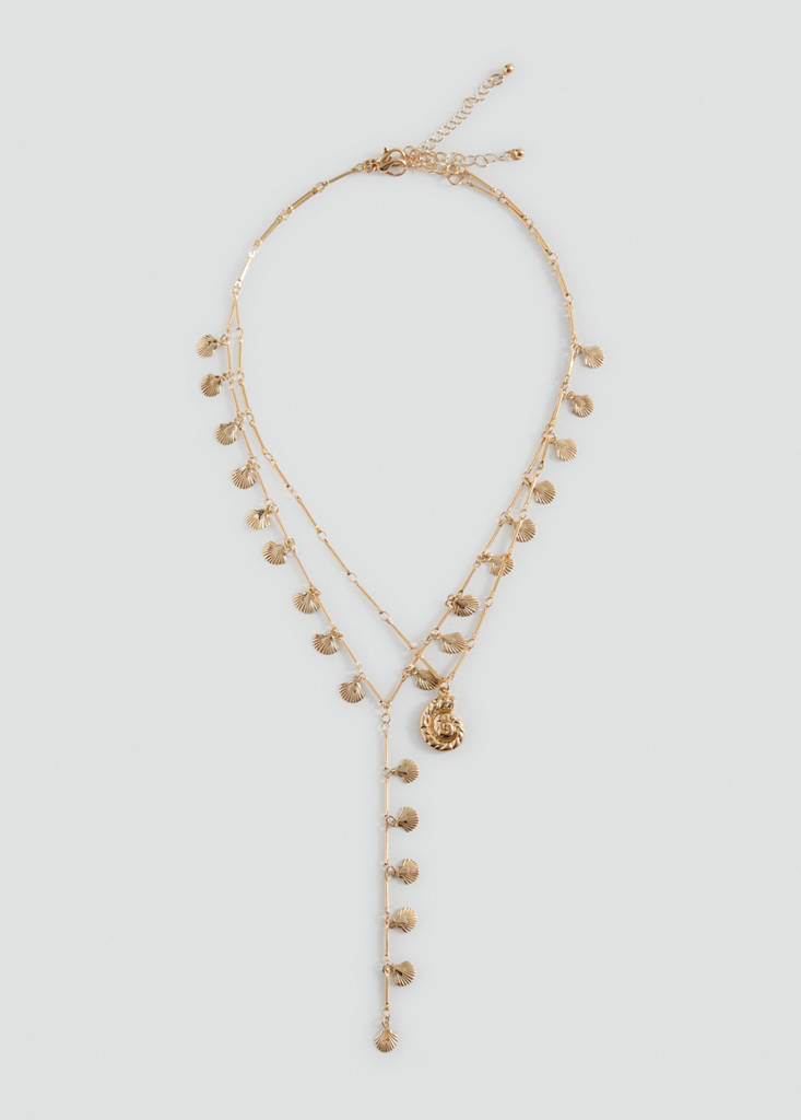 Mixed double necklace — Gold