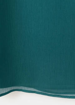 Textured long skirt — Petrol Blue 7