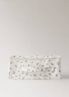100% cotton floral percale bag — Off White 5