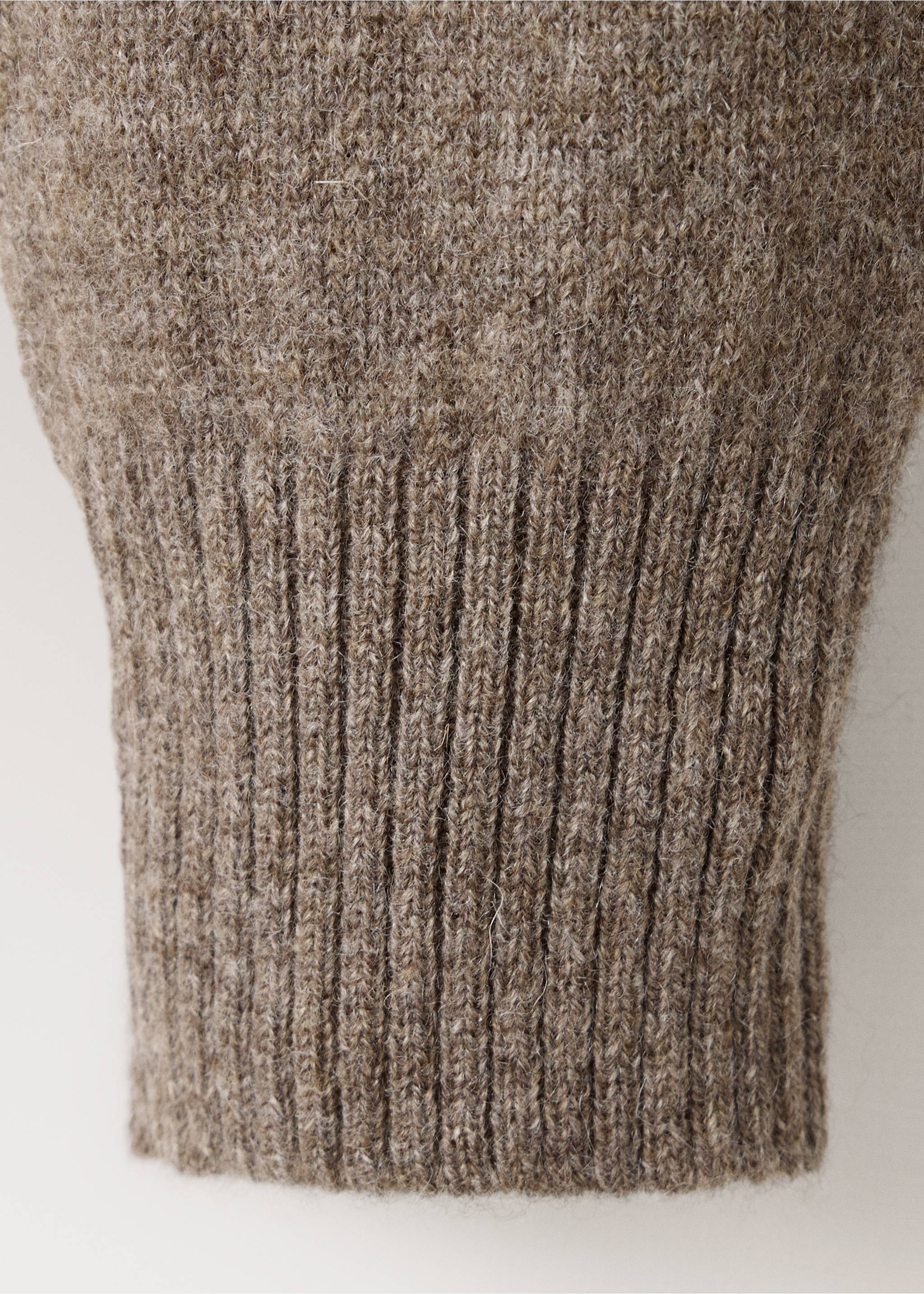 100% cashmere pyjama trousers - Details of the article 3, Medium Brown. Ref: 37081545-00.