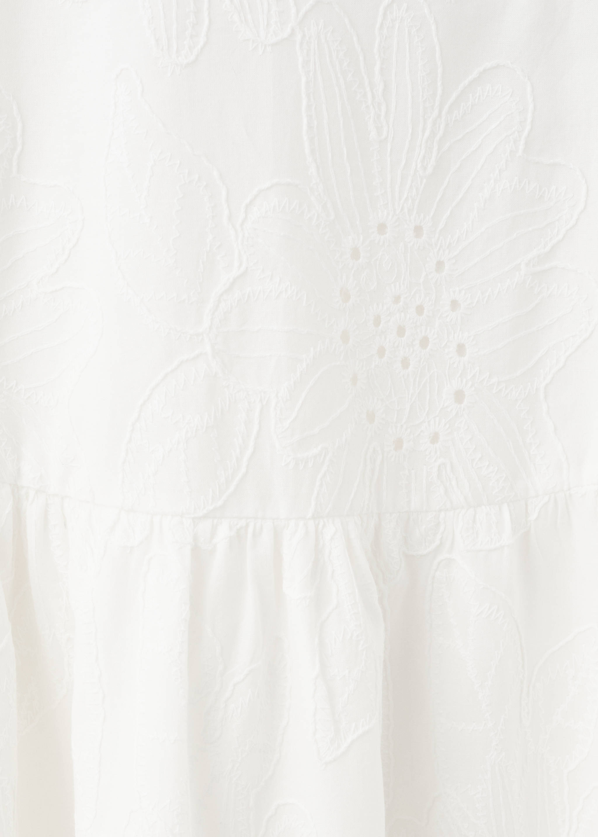 Halter dress with broderie anglaise - Details of the article 0