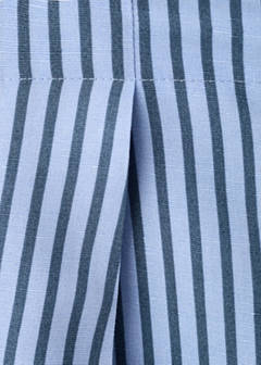 Striped flowy trousers — Sky Blue 7