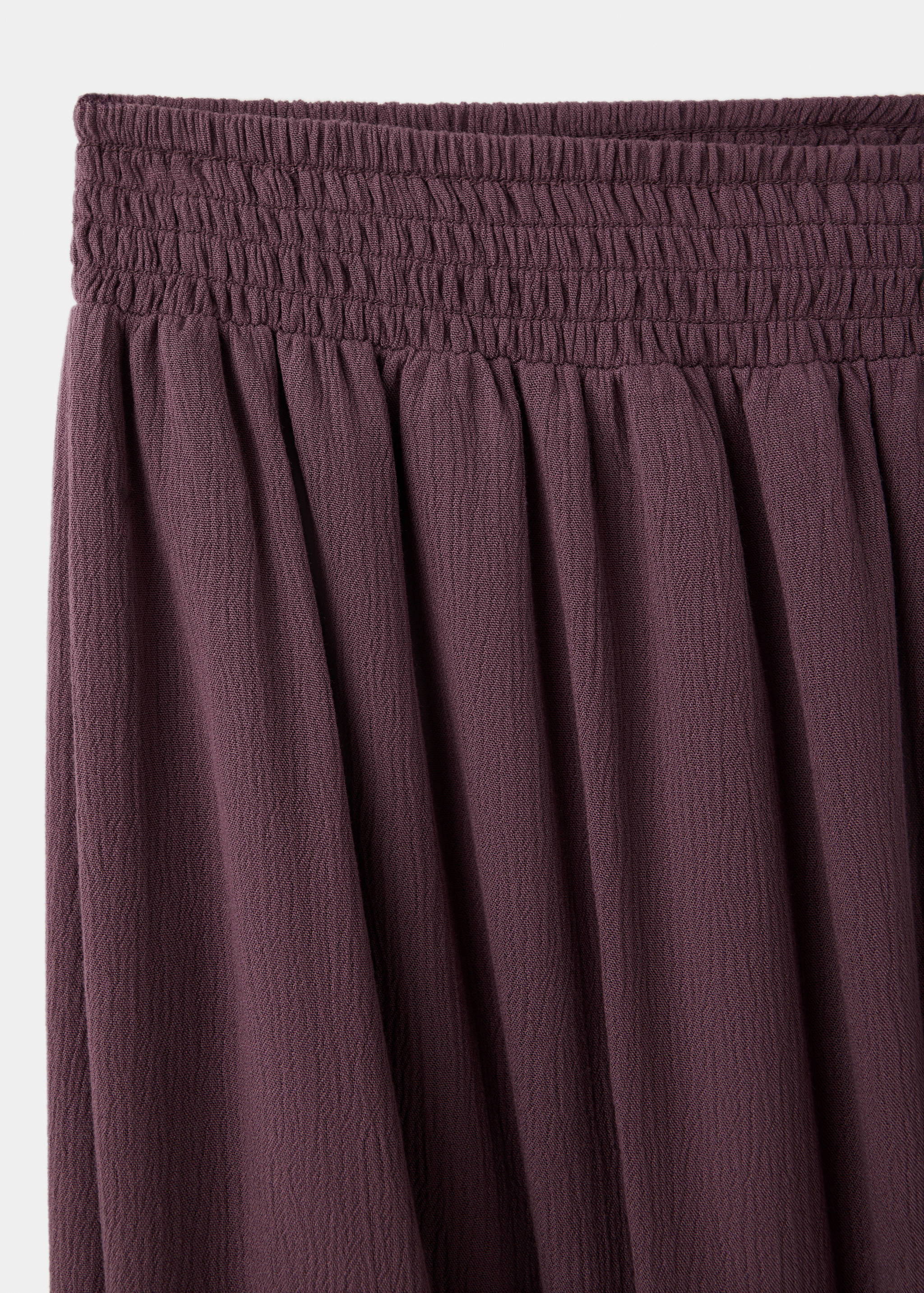 Embroidered panelled fluid skirt - Details of the article 8