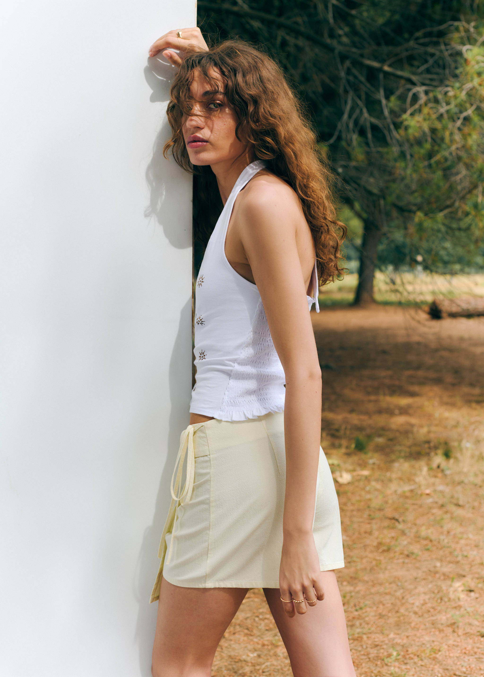 Short 100 % coton avec lien à nouer - Détail de l'article 1