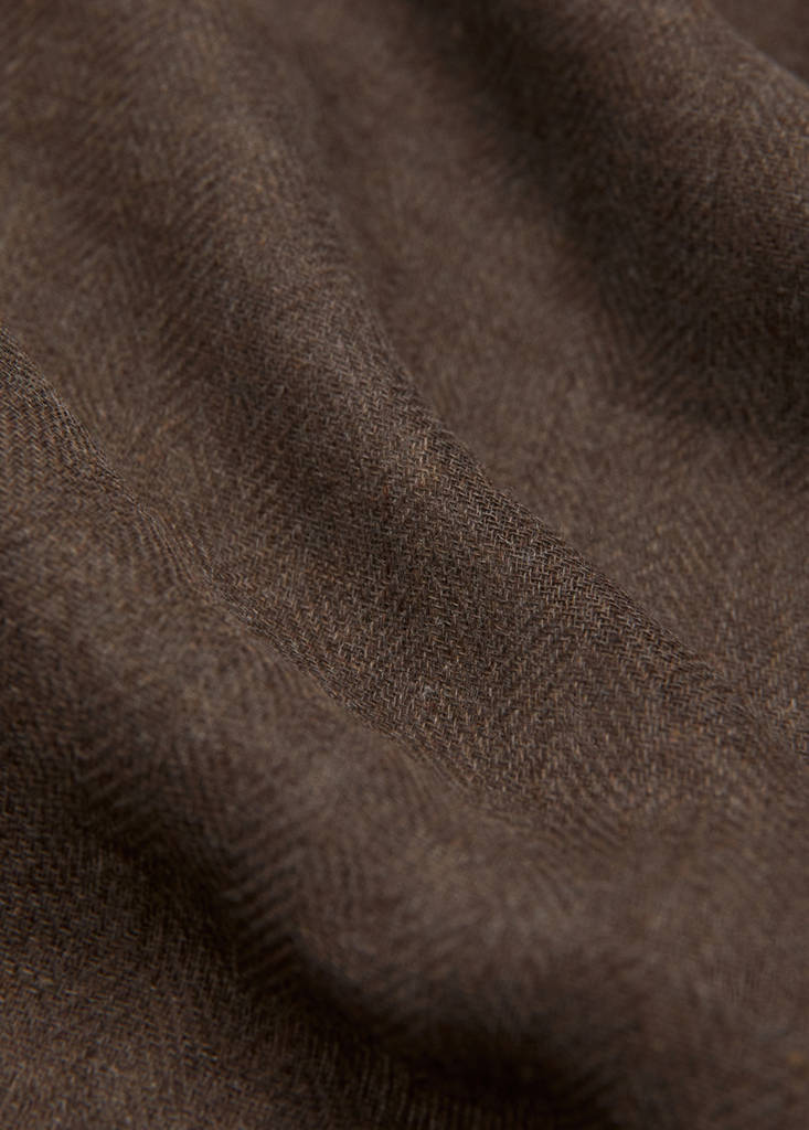Flowy scarf — Chocolate