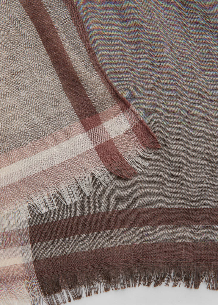 Flowy scarf — Chocolate