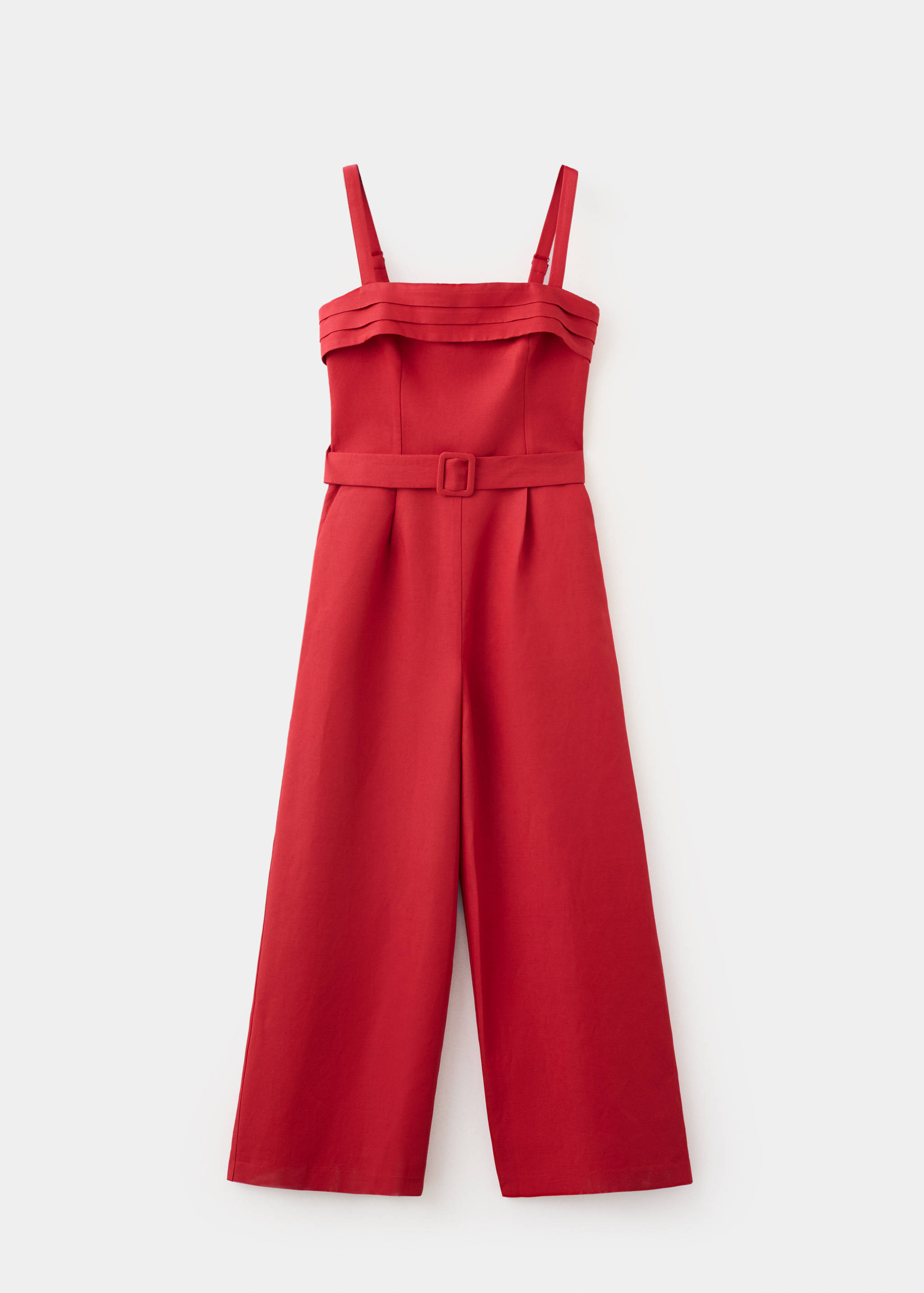 Belt linen jumpsuit - Article without model