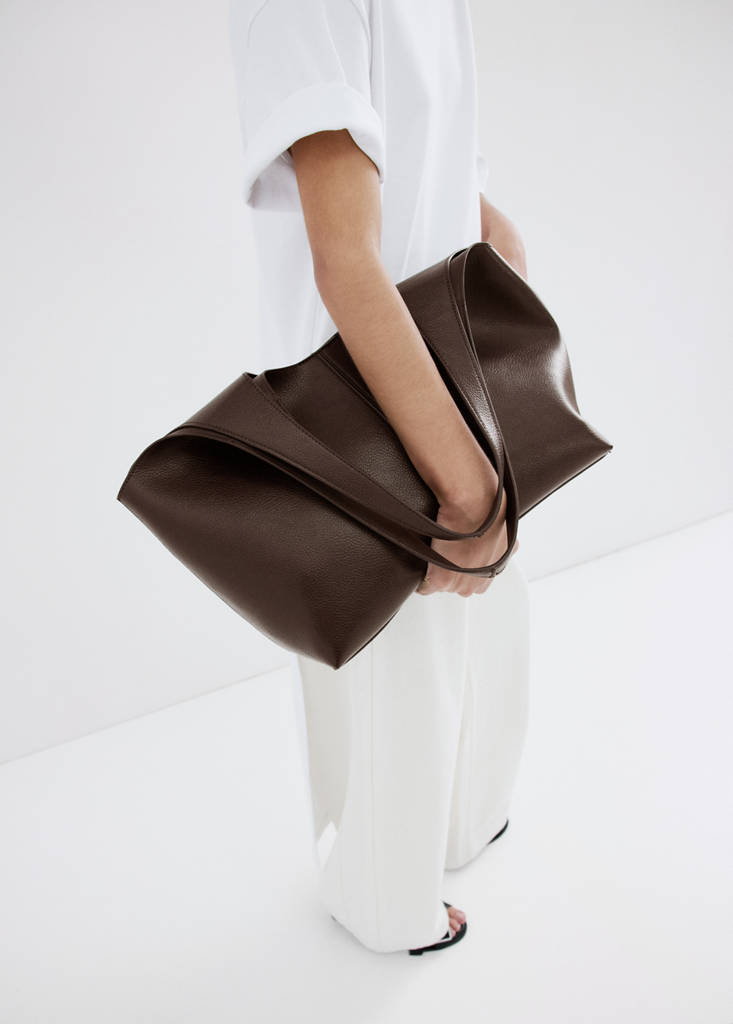 Large shopper bag — Chocolate